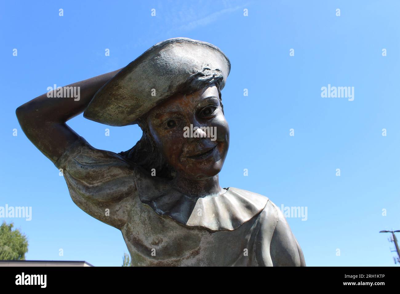 "Copper whispers and windswept freedom—a spirited dance of whimsy and resilience." Stock Photo
