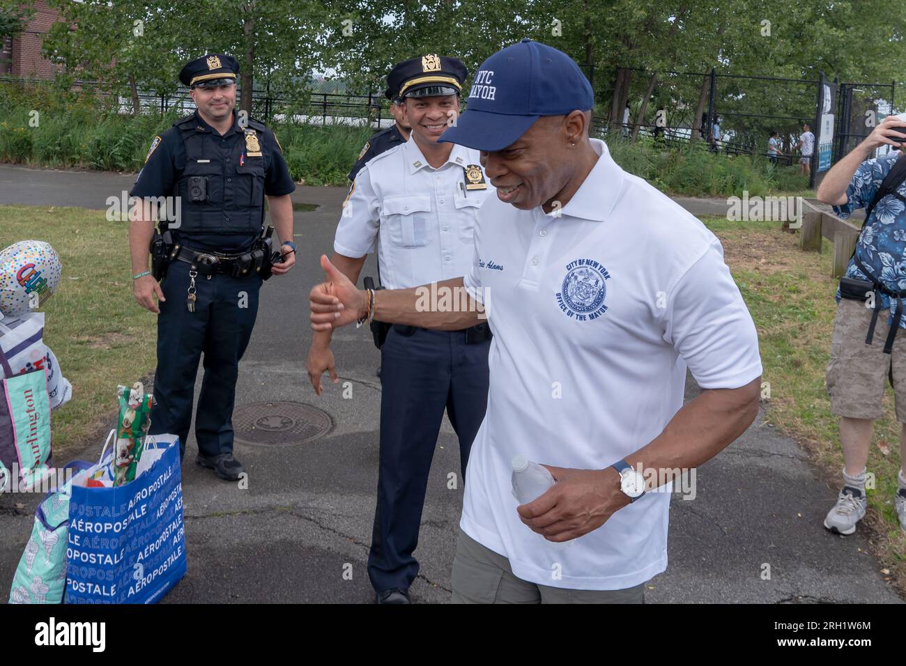 New York, United States. 12th Aug, 2023. New York City Mayor Eric Adams ...