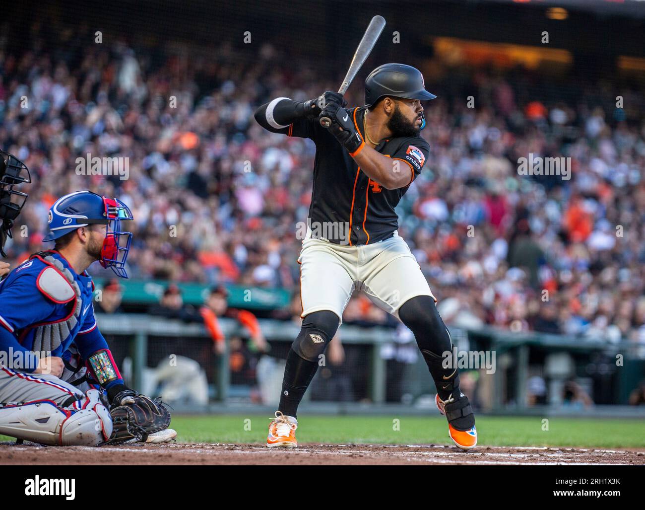 SAN FRANCISCO, CA - AUGUST 12: San Francisco Giants left fielder