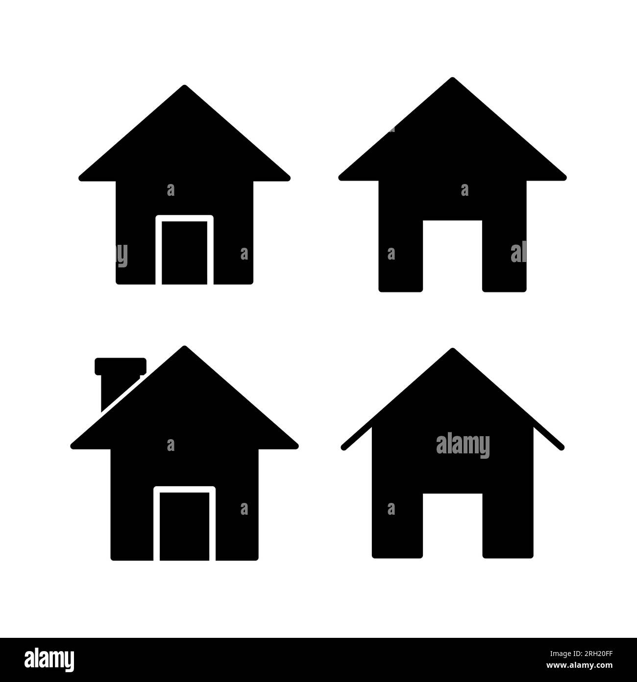 Home icon vector. House vector icon Stock Vector Image & Art - Alamy