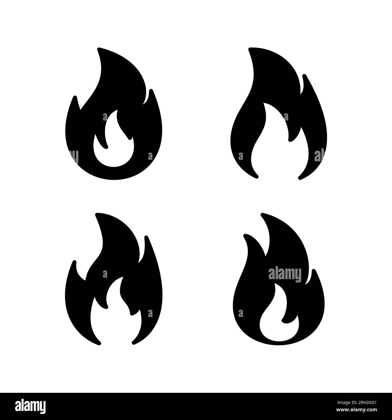 Fire icon vector. fire flame icon Stock Vector Image & Art - Alamy