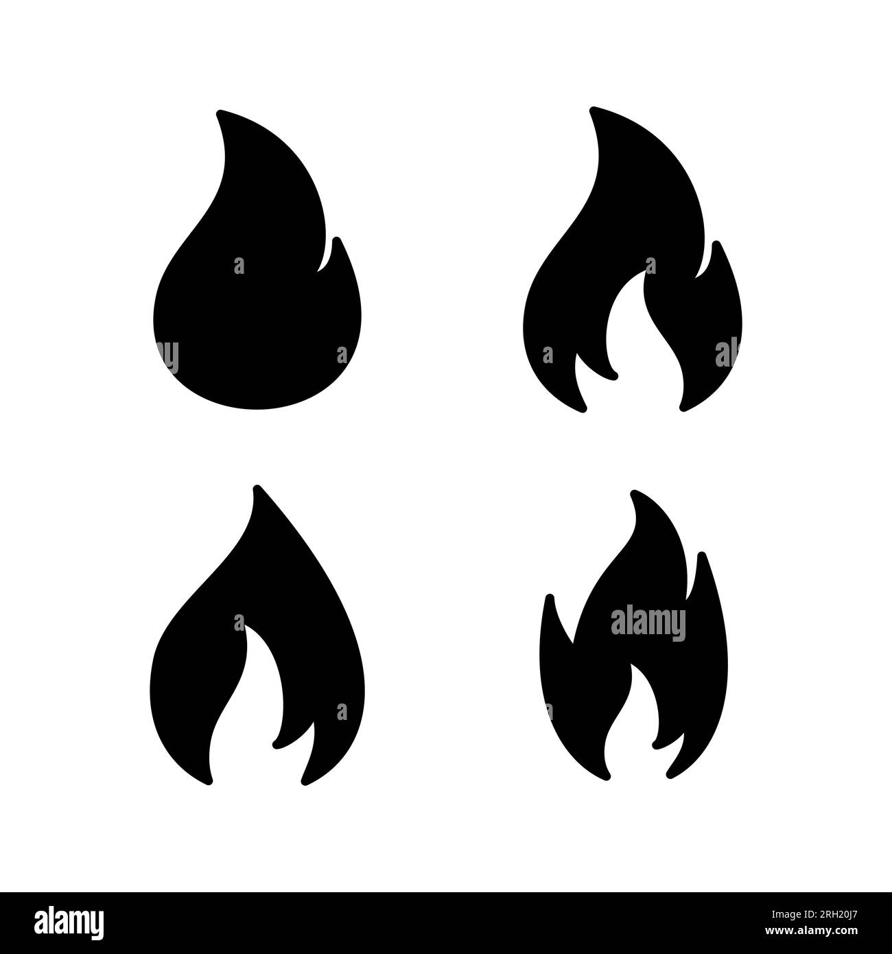 Fire icon vector. fire flame icon Stock Vector Image & Art - Alamy
