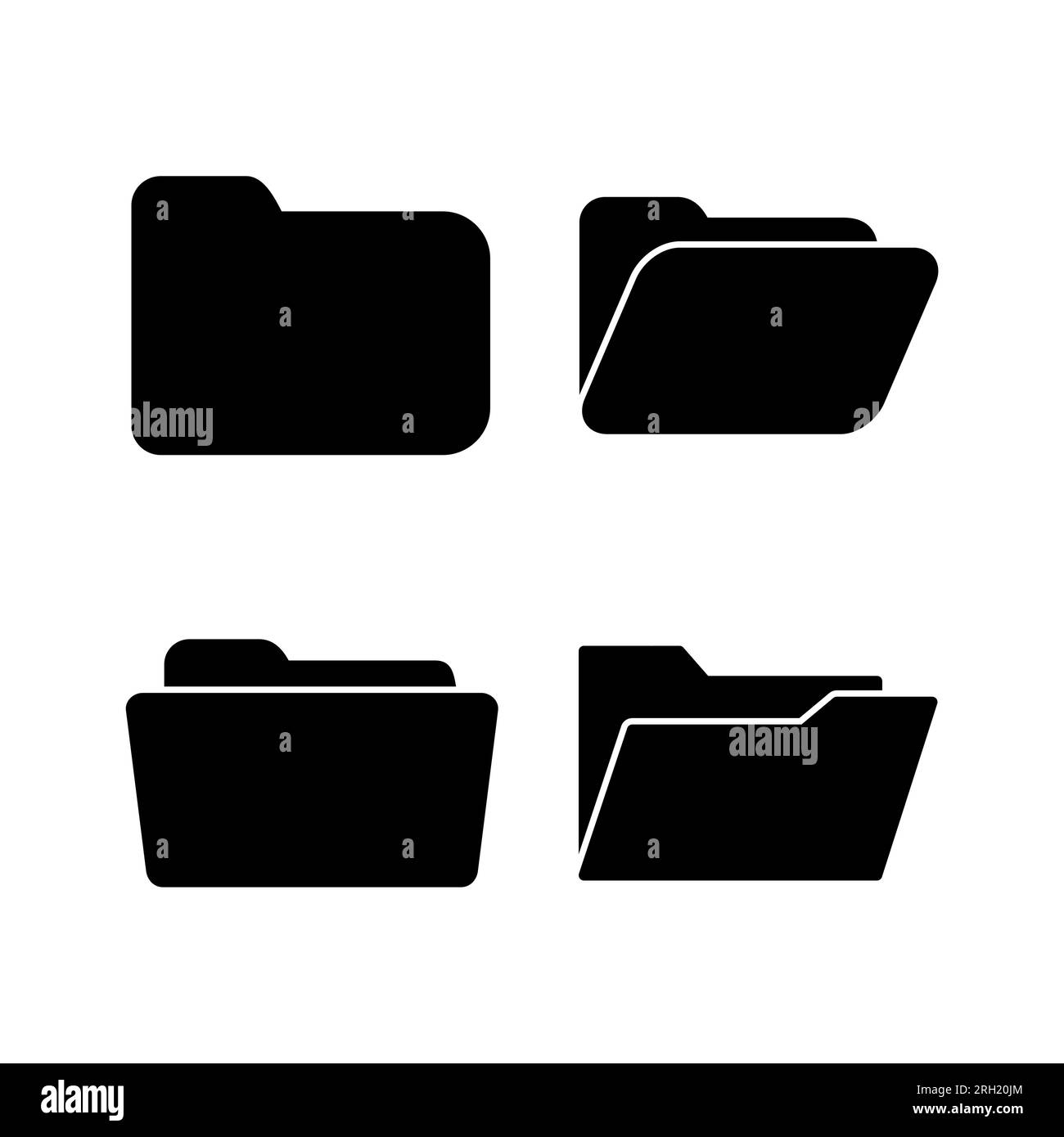 Folder icon vector. document folder icon Stock Vector Image & Art - Alamy