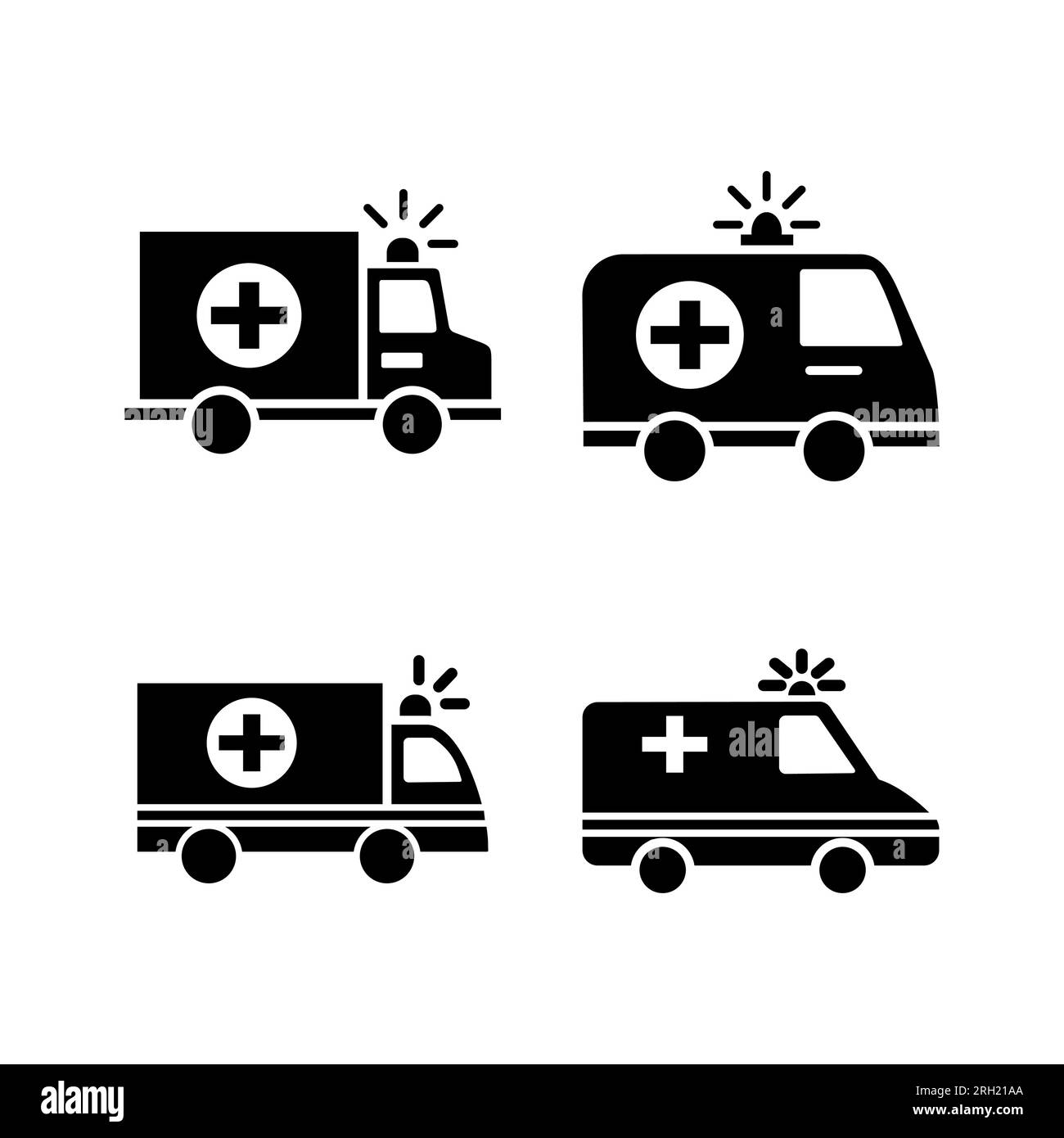 Ambulance icon vector. Ambulance car icon Stock Vector Image & Art - Alamy