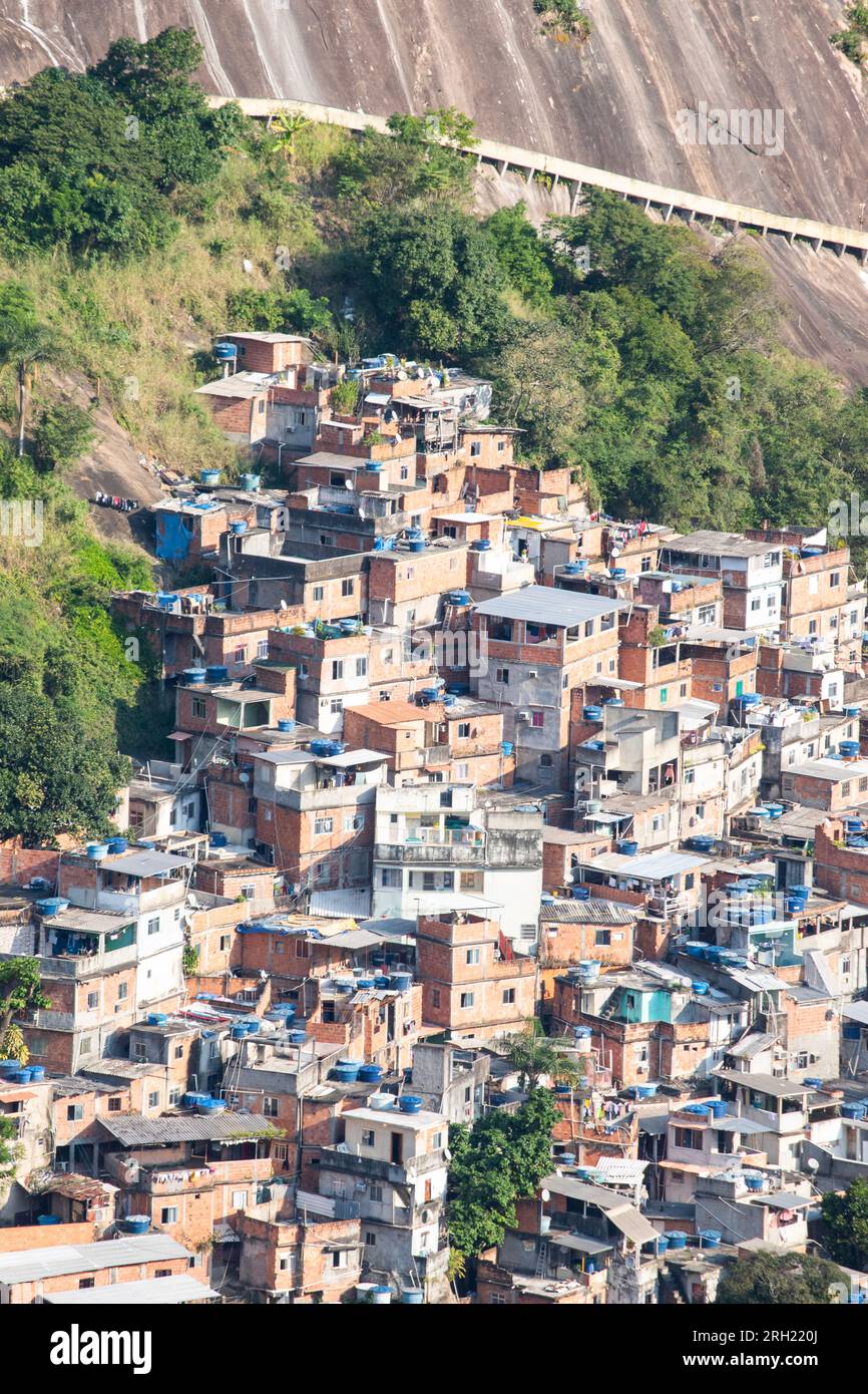 Rocinha largest hill favela in hi-res stock photography and images - Alamy