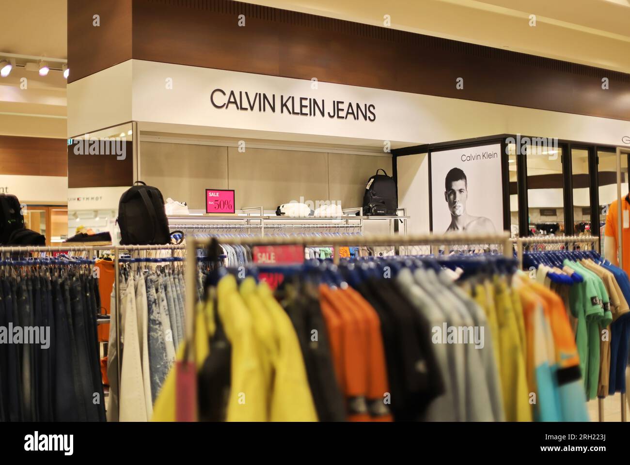 Calvin klein store front inside an American mall Stock Photo - Alamy