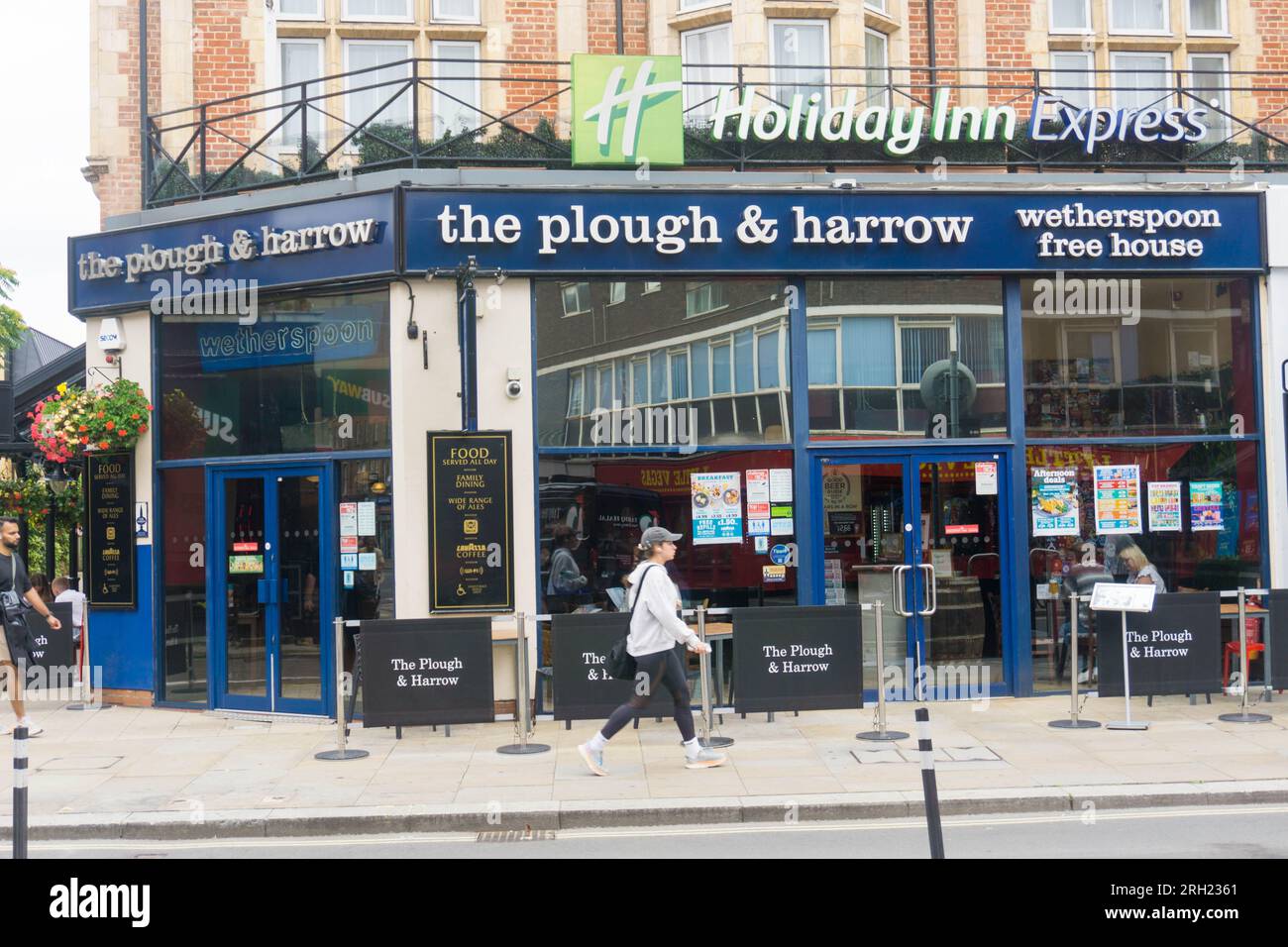 The Plough & Harrow, a Weatherspoon pub in Hammersmith, London, UK