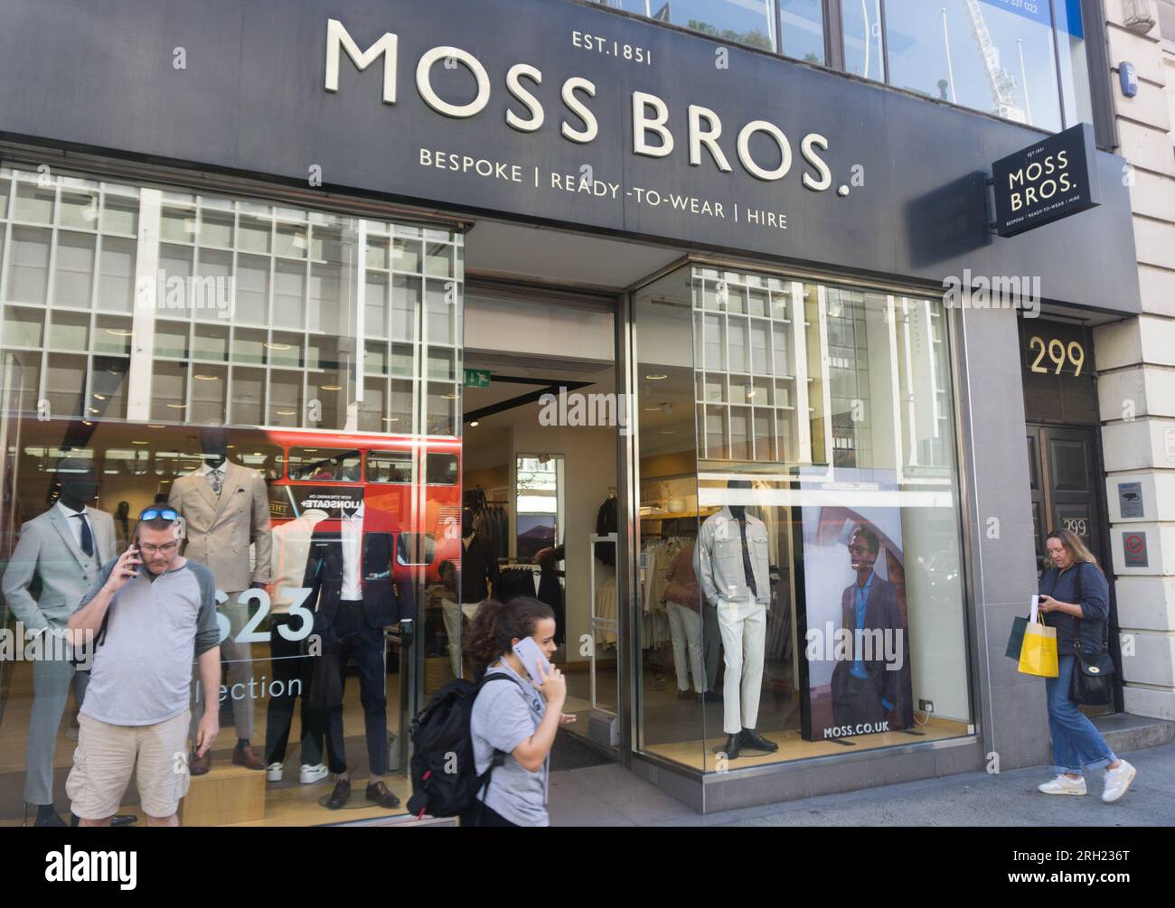 Moss Bros retail outlet in Oxford Street, London, UK Stock Photo Alamy