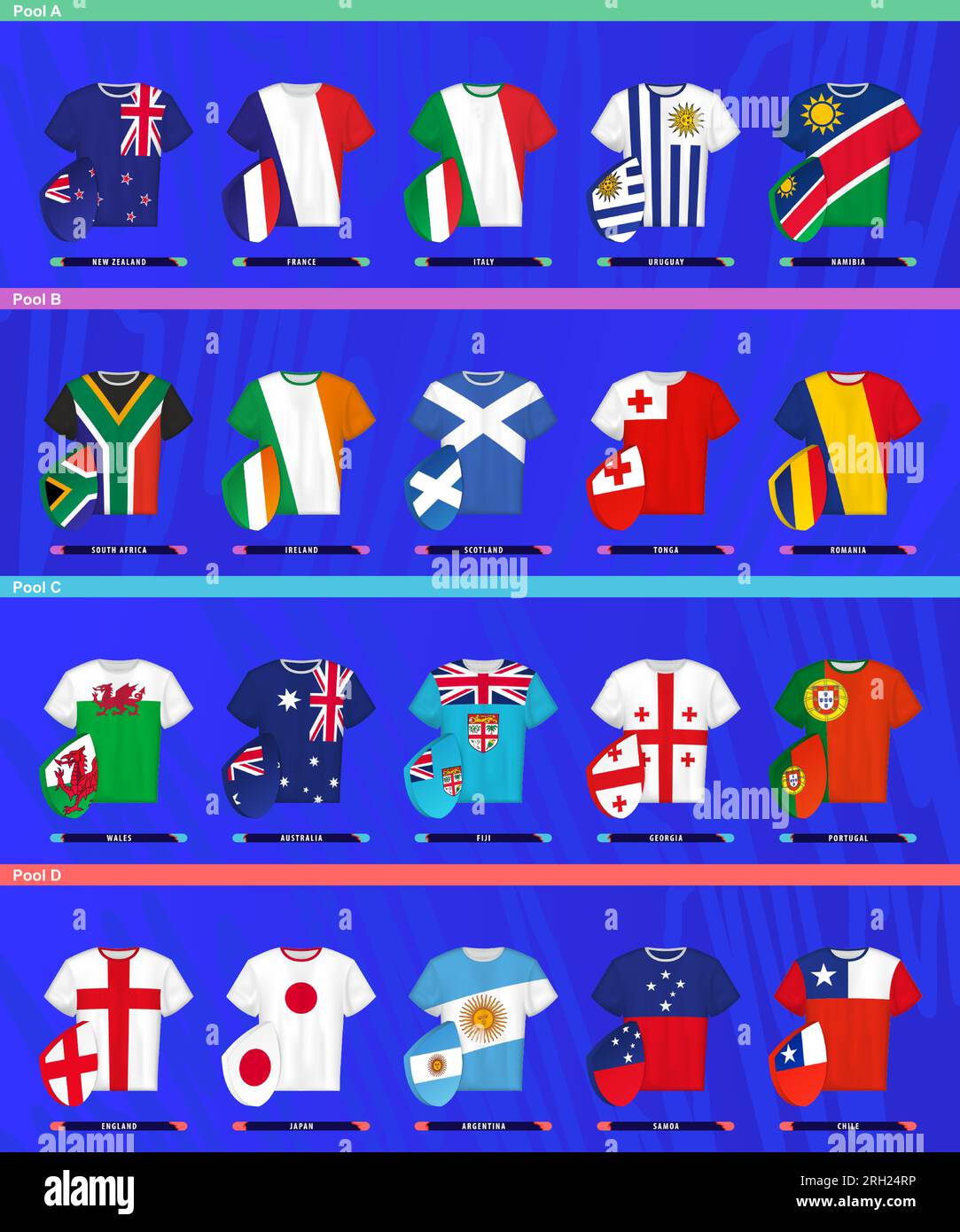 France rugby world cup 2023 uruguay Stock Vector Images Alamy