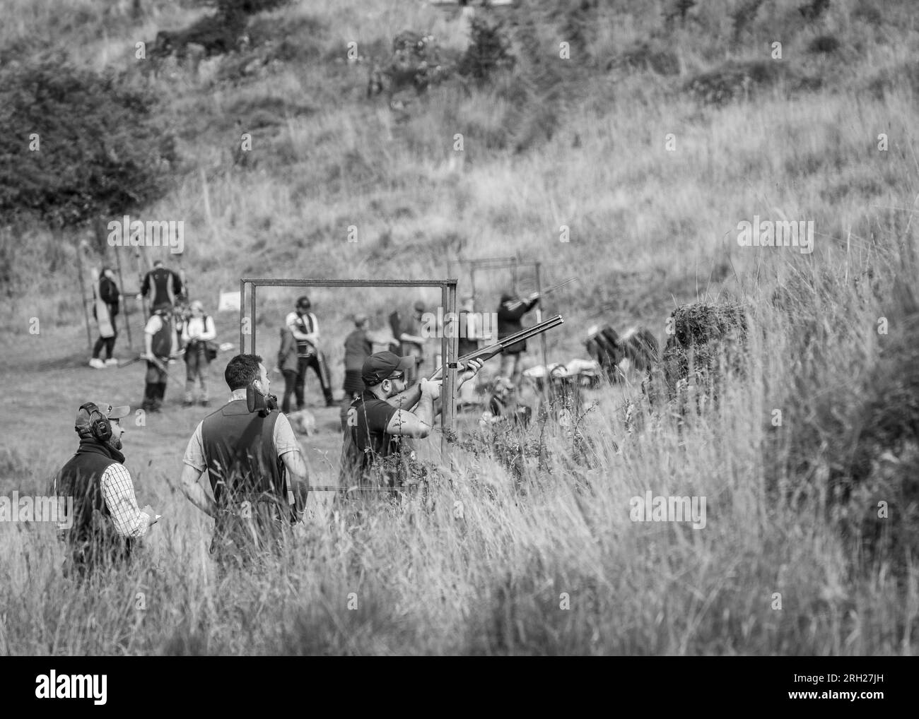 Harboro Rocks Clay Shoot Family Fun Day 2023 Stock Photo - Alamy