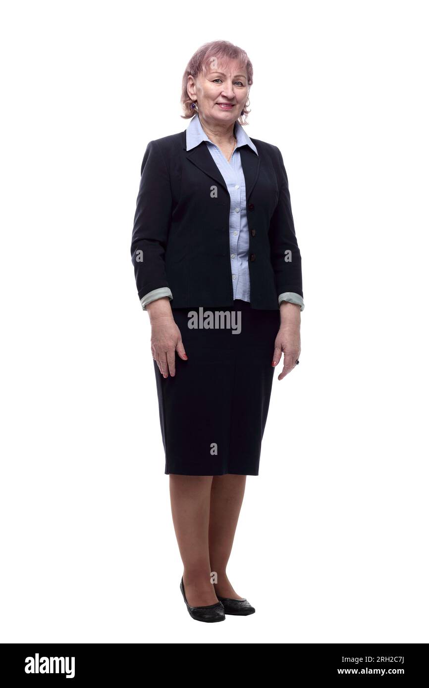 Stylish older woman full length hi-res stock photography and images - Alamy