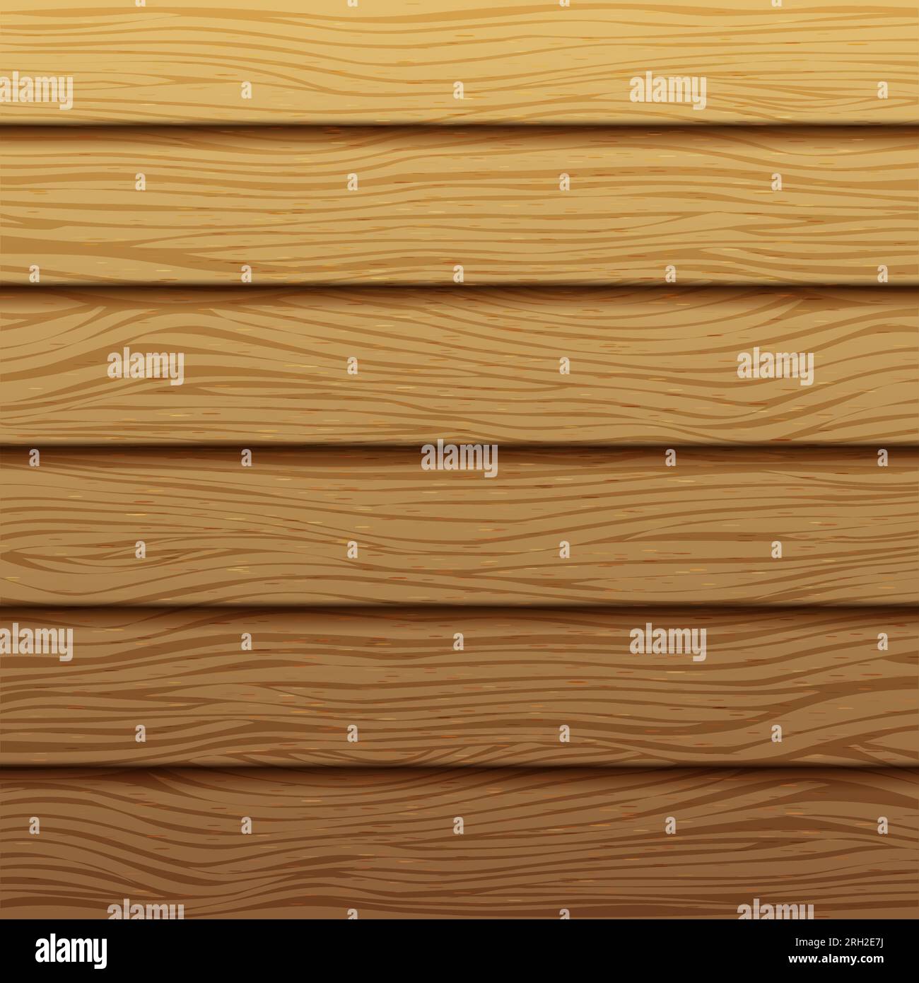 Realistic wood texture. Background of wooden horizontal boards. Vector