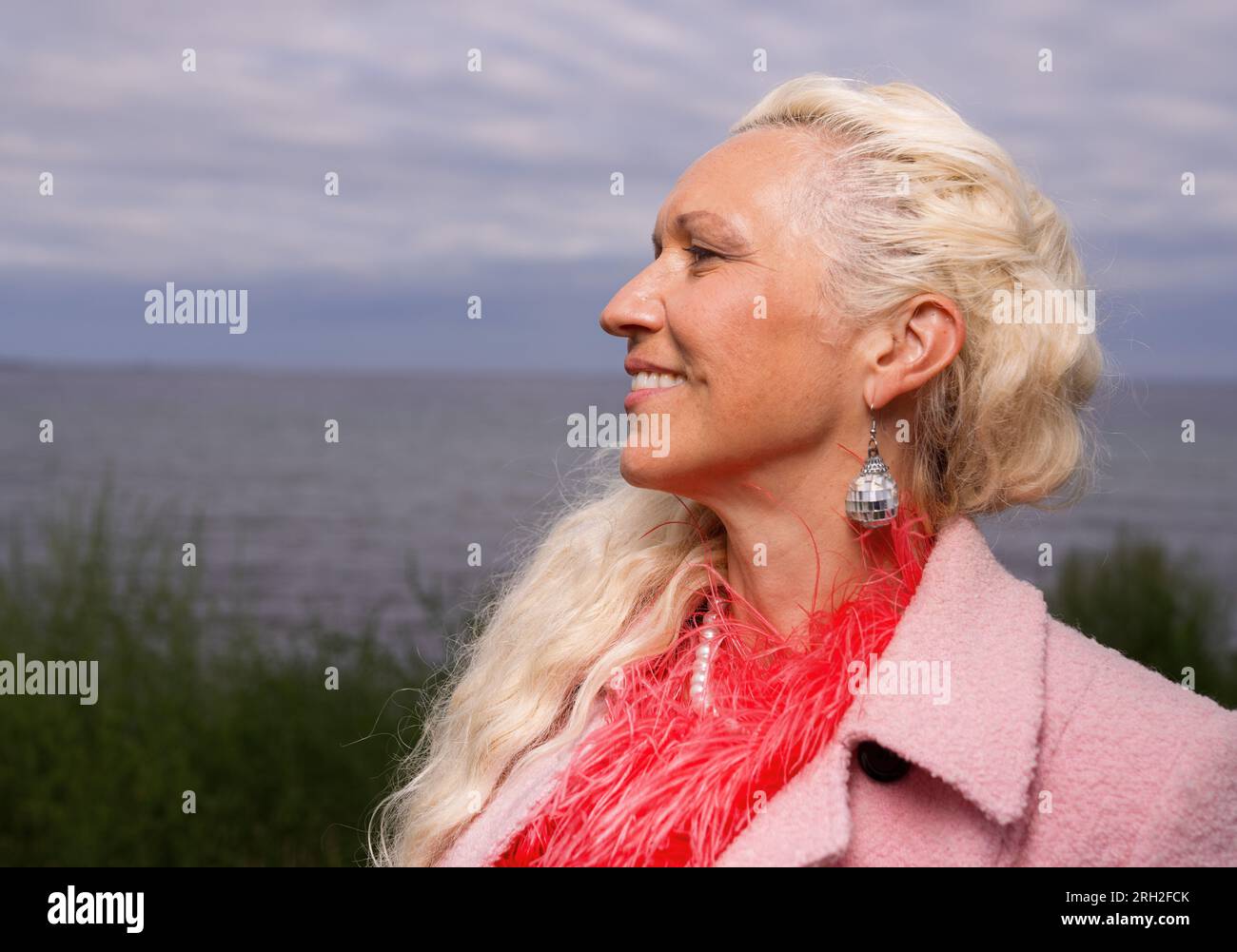 Hallevik 20230811 Portrtait Gunhild Carling  Portrtait Gunhild Carling   Foto Peo Moller / LocalEyes Stock Photo