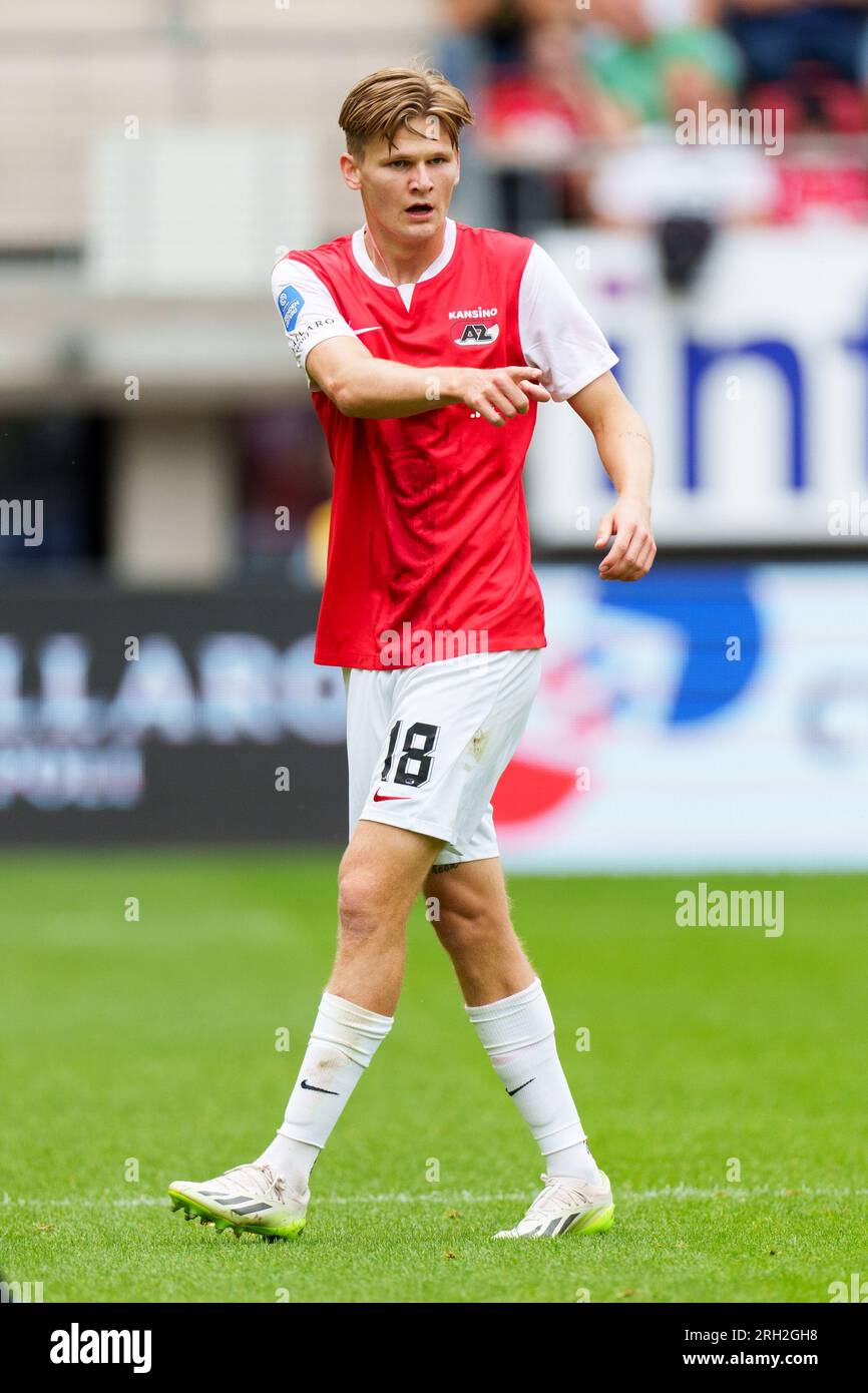 Alkmaar, Netherlands. 13th Aug, 2023. ALKMAAR, 13-81-2023, AFAS stadium ...