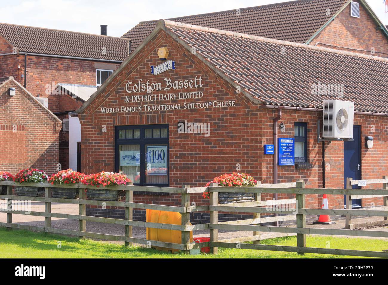 Colston Bassett & District Dairy Limited, Nottinghamshire Stock Photo