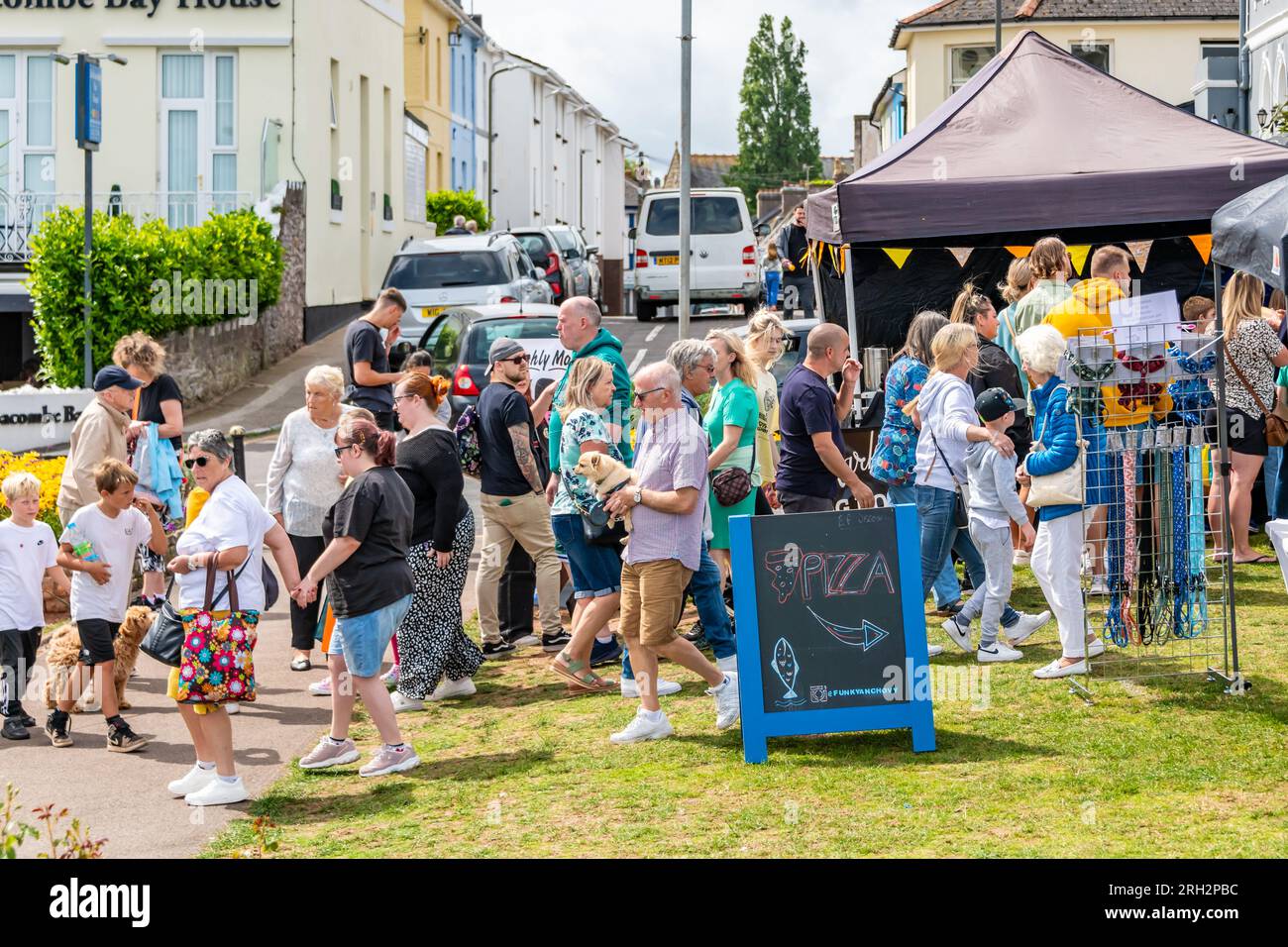 Torquay, UK. 13th Aug, 2023. The Fayre and Dog Show makes a