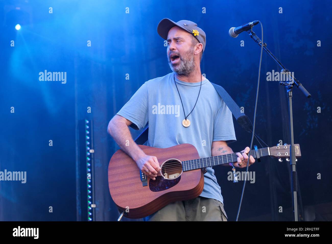 Beans on Toast (Jay McAllister) performing at Fairports Cropredy