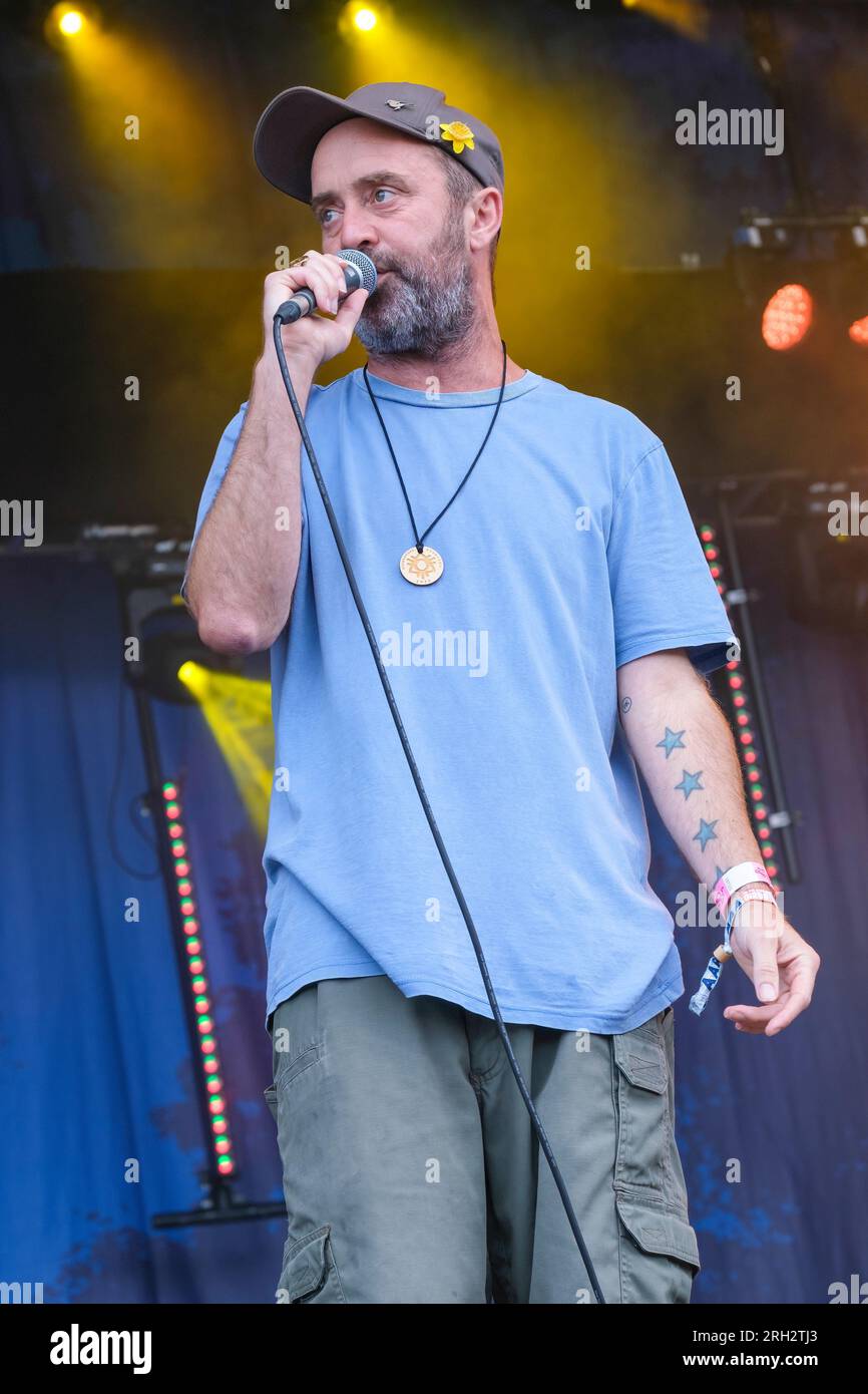 Beans on Toast (Jay McAllister) performing at Fairports Cropredy