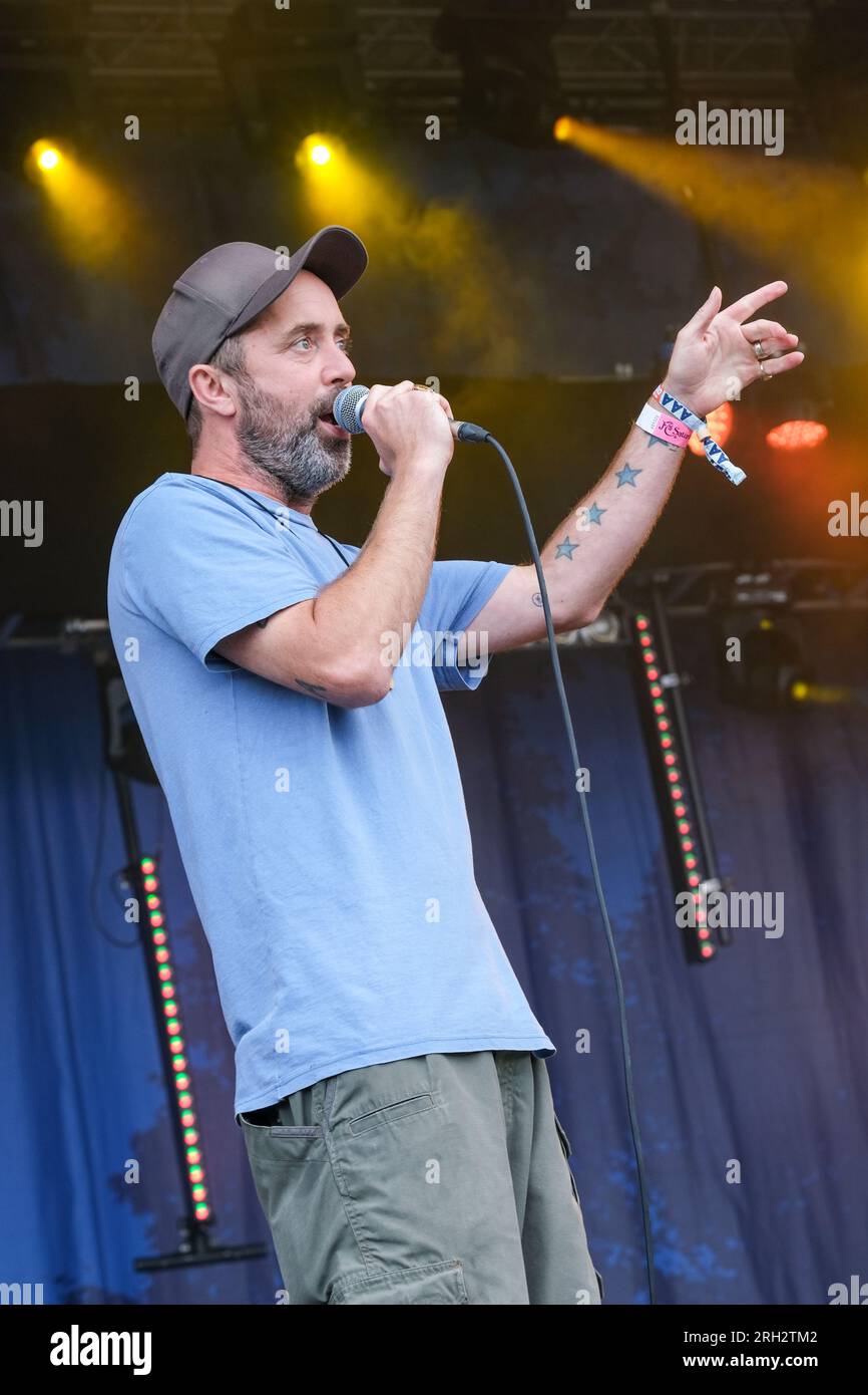 Beans on Toast (Jay McAllister) performing at Fairports Cropredy