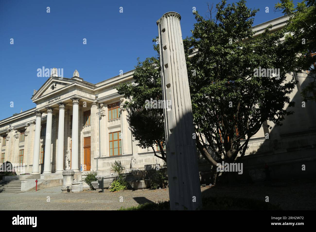 Istanbul Archaeology Museums in Istanbul, Turkey. The complex of three museums contain more than a million pieces of different eras. Stock Photo