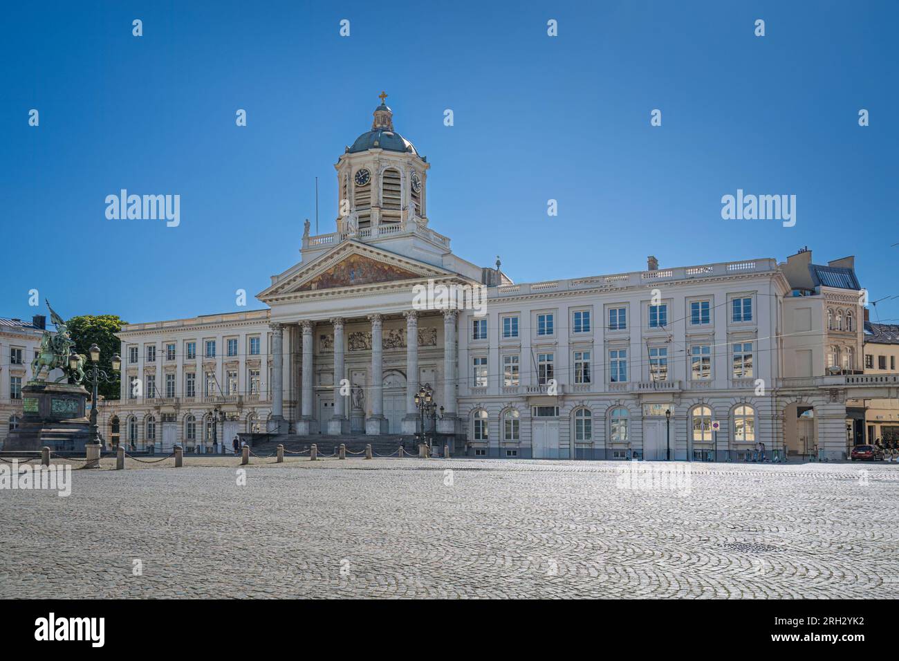 Place Royal in Brussels Belgium Stock Photo