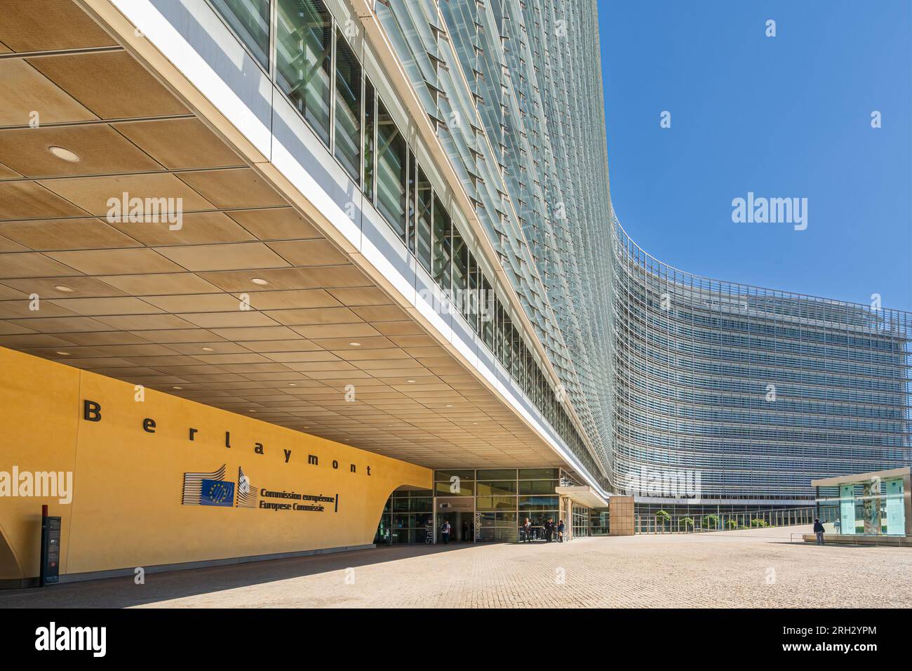 The European Commission headquarters building in Brussels Stock Photo