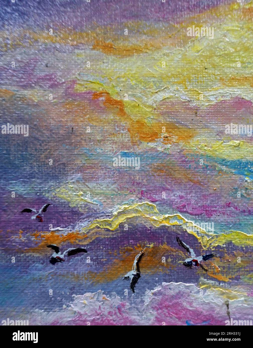 textured colorful abstract oil painting background Stock Photo - Alamy