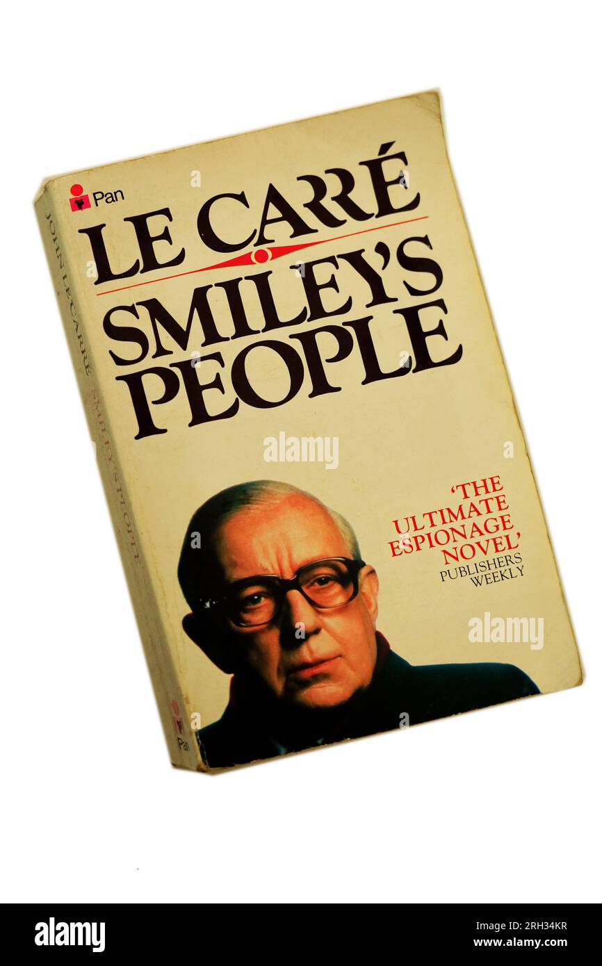 John Le Carre - Smiley's People. Book, Studio setup Stock Photo