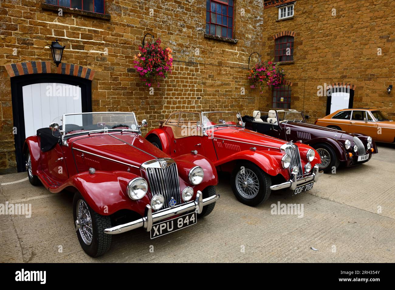 Cotswolds, UK. 13th Aug, 2023. MG Sports Cars on Static Display at Hook