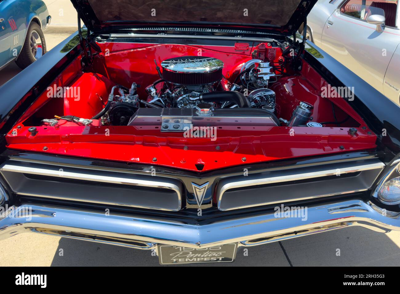 Little Elm, Texas June 11, 2023 Pontiac vehicle engine, automobile