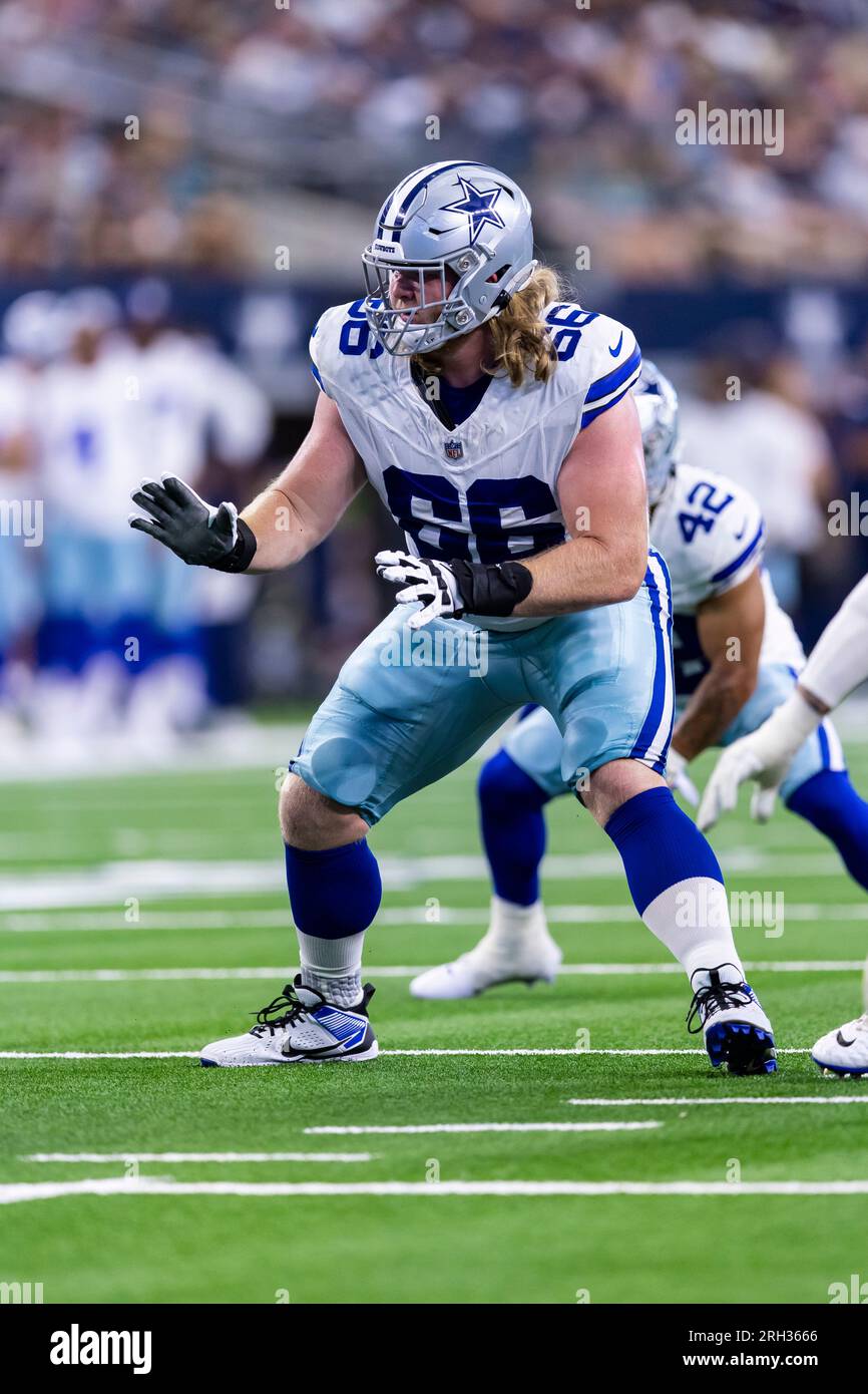 Dallas Cowboys guard T.J. Bass (66) is seen during the second half of an  NFL football