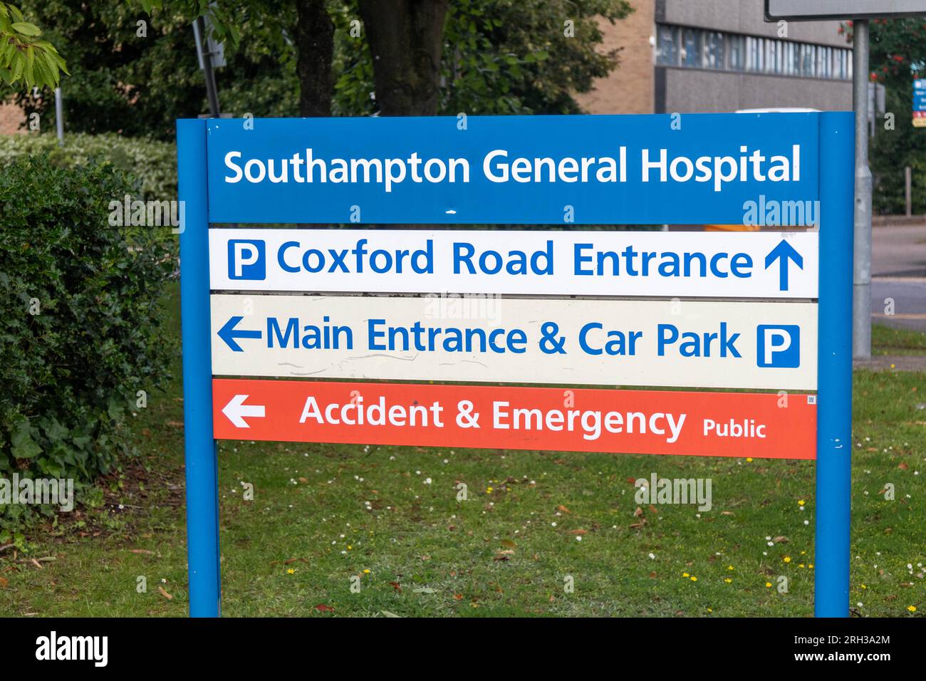 Southampton, United Kingdom August 6th, 2023 Sign outside of