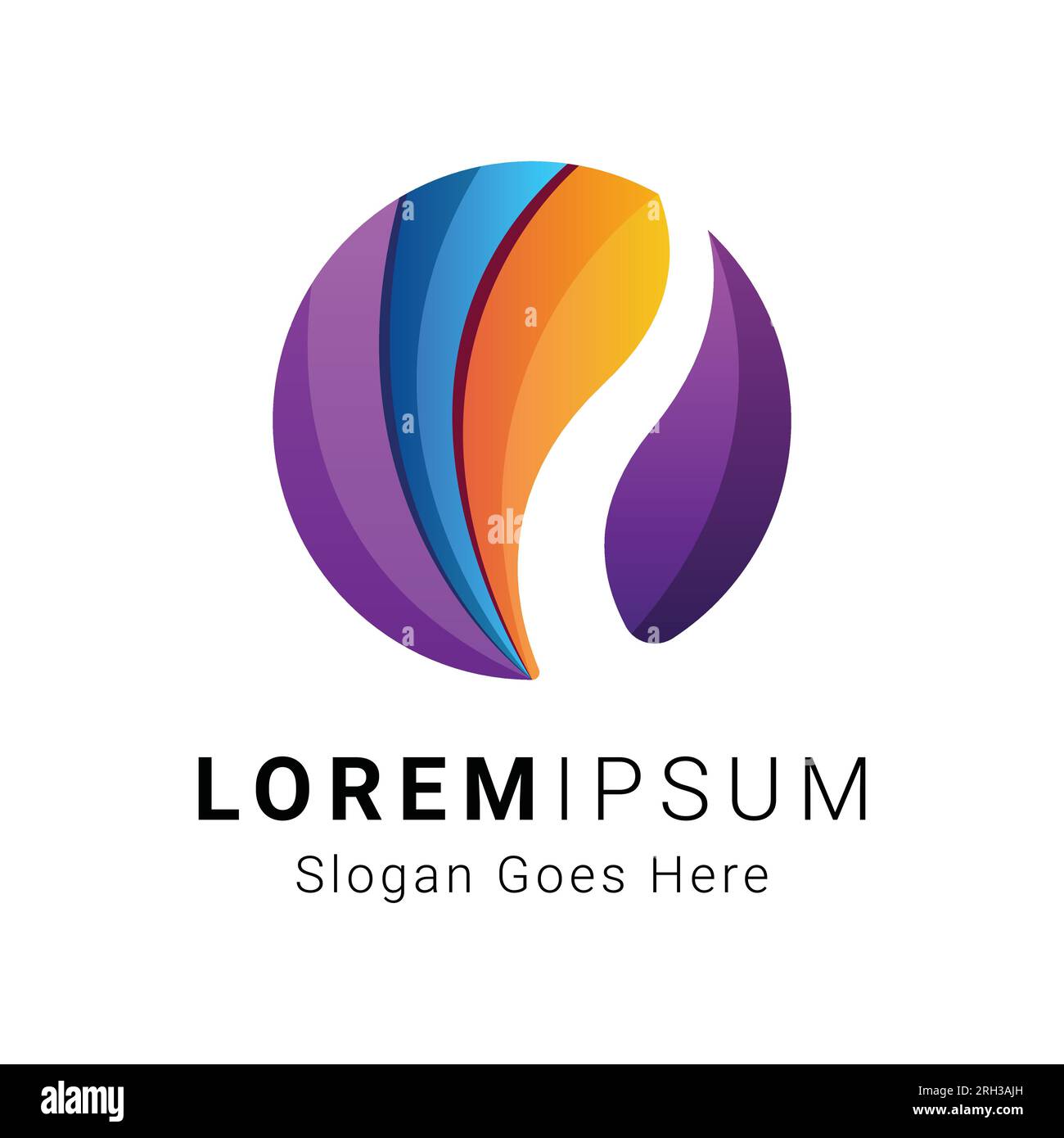 Modern Abstract Circle Logo Design Stock Vector Image & Art Alamy