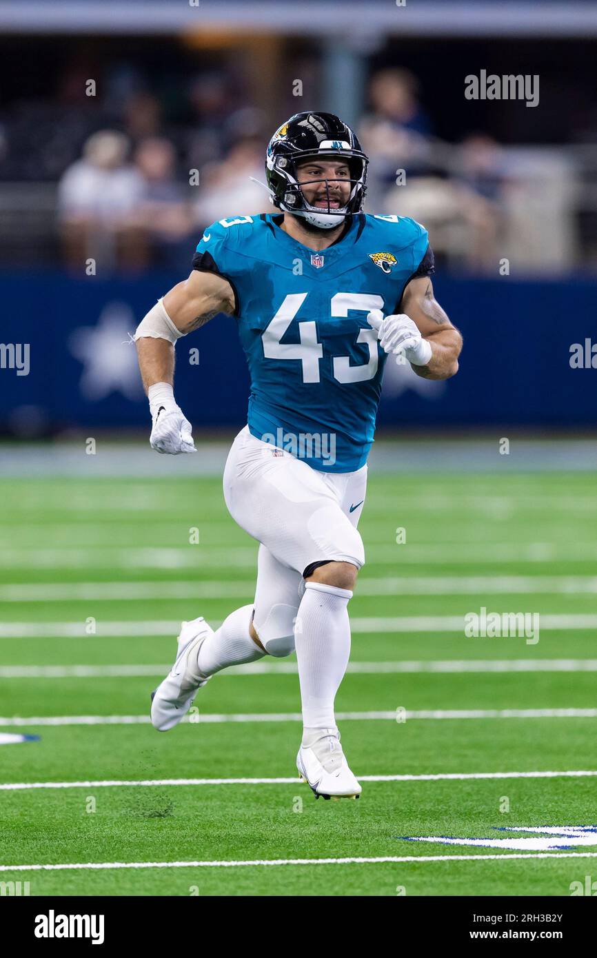 Jacksonville Jaguars fullback Derek Parish (43) is seen during the