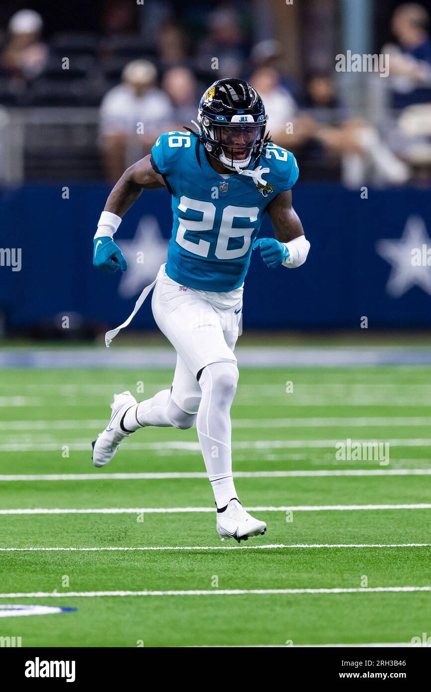 Dallas Cowboys wide receiver Tyron Johnson (80) is seen after an NFL  football game against the Jacksonville Jaguars, Saturday, Aug. 12, 2023, in  Arlington, Texas. Jacksonville won 28-23. (AP Photo/Brandon Wade Stock  Photo - Alamy