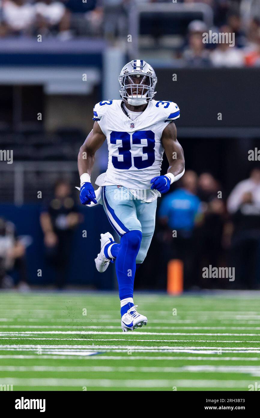 Dallas Cowboys linebacker Damone Clark (33) is seen during the first half  of an NFL football