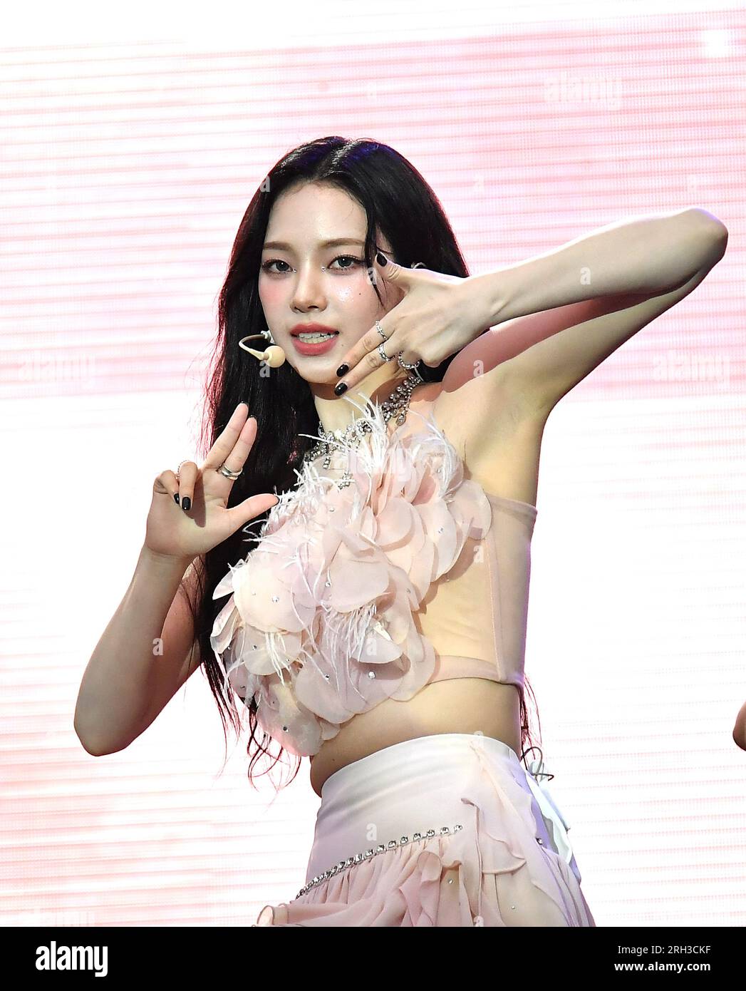 San Francisco, United States. 11th Aug, 2023. aespa - Karina performs during Day 1 of Outside Lands Music Festival on Friday August 11th, 2023 in San Francisco, California. Photo: Casey Flanigan/imageSPACE Credit: Imagespace/Alamy Live News Stock Photo