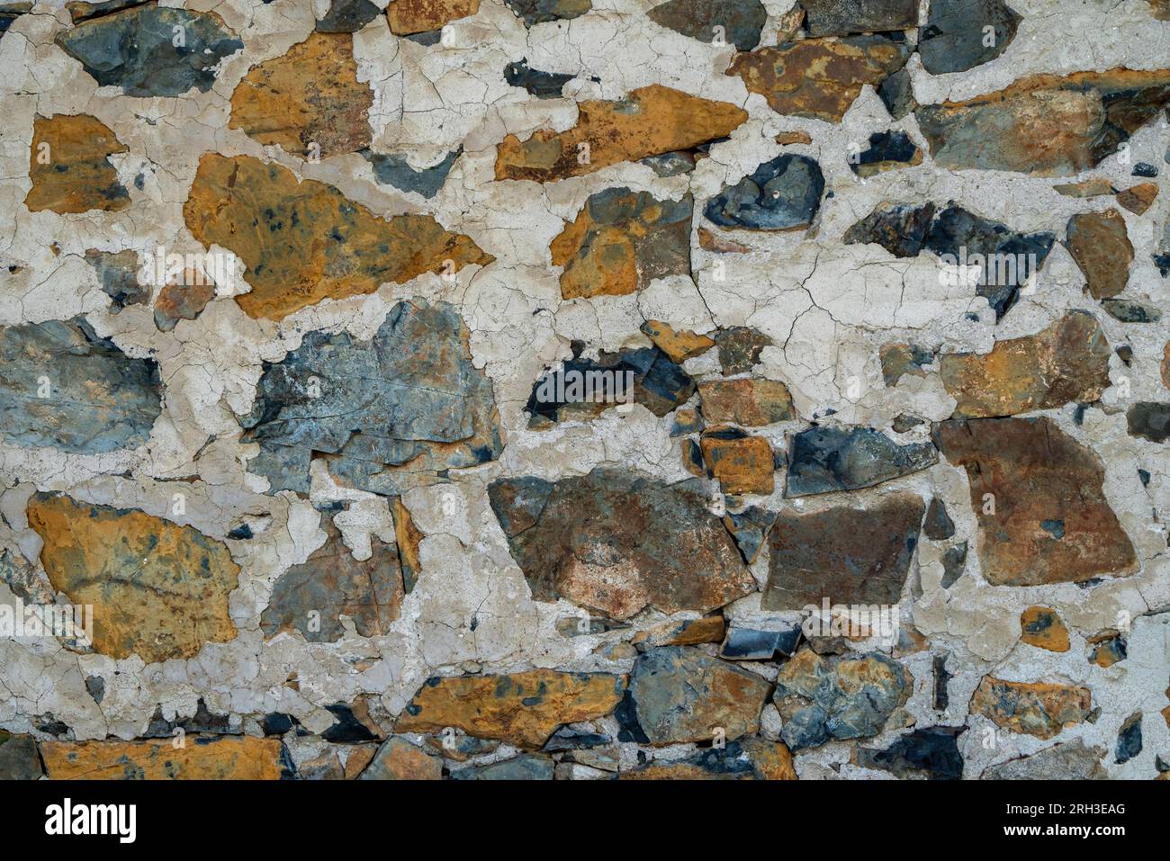 Background texture of the stone wall of the old building. Background stone wall Stock Photo
