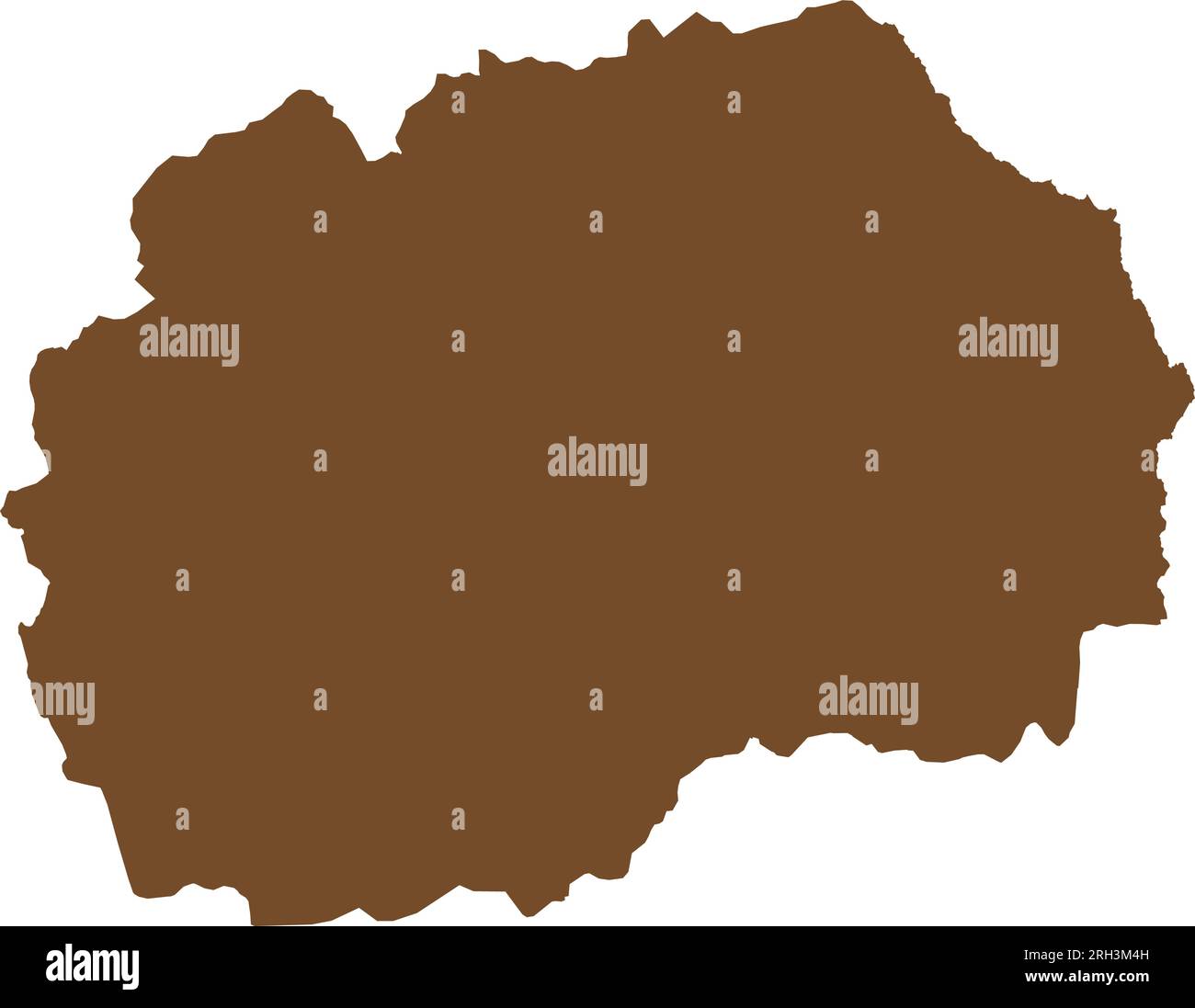 Black macedonia map Cut Out Stock Images & Pictures - Alamy