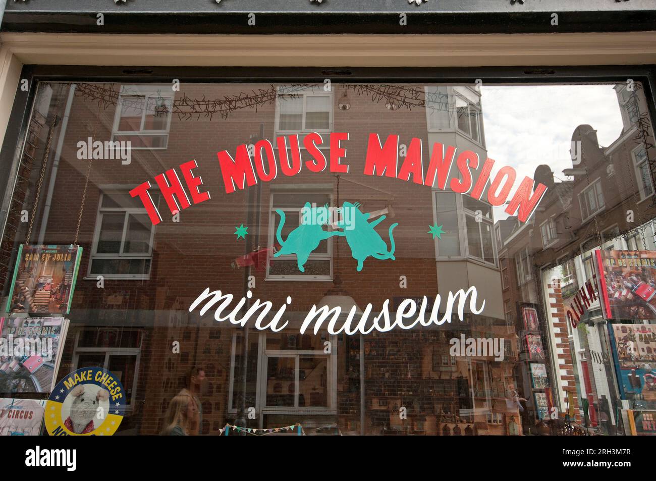 The Mouse Mansion Mini Museum in the city center of Amsterdam, Netherlands Stock Photo