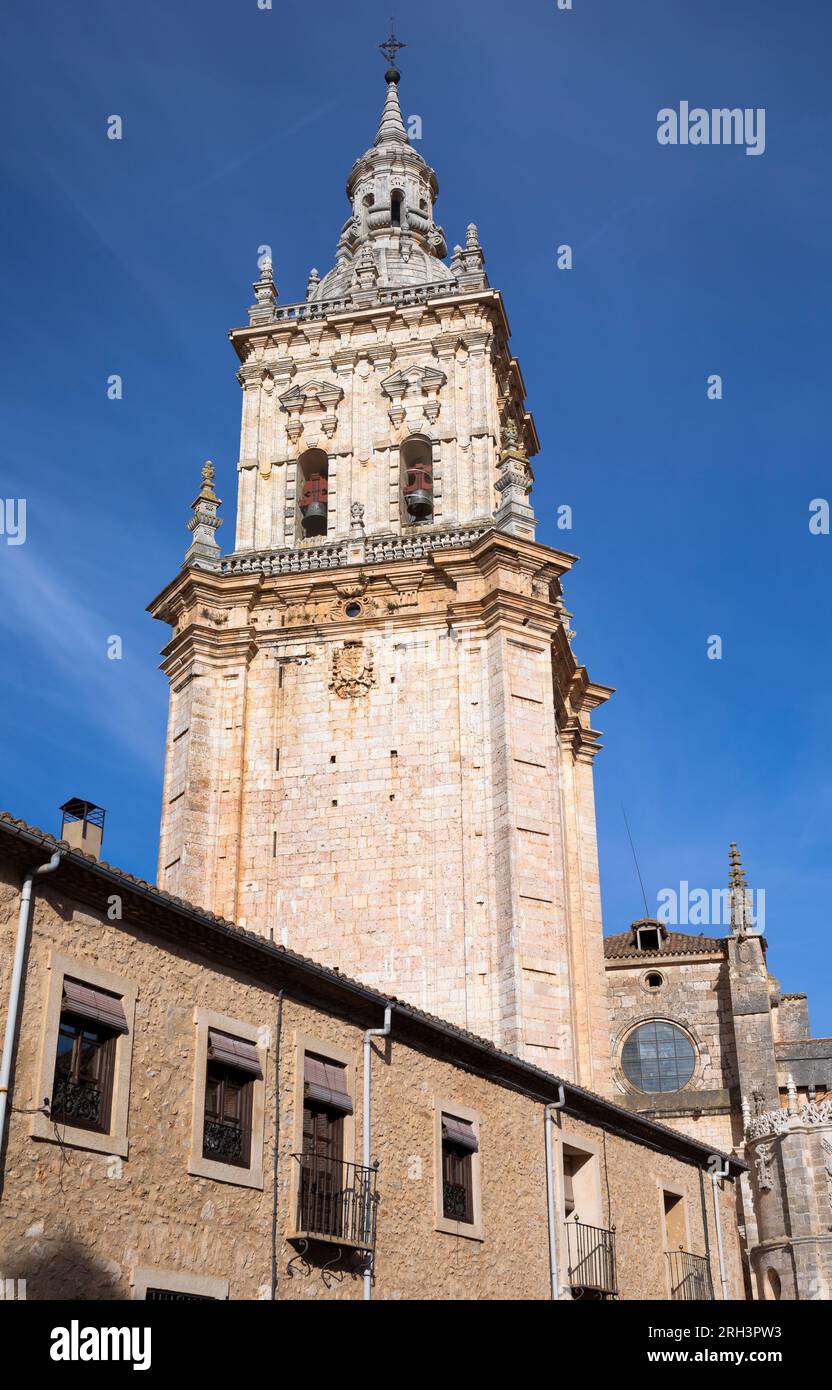 Europe, Spain, Castile and Leon, Burgo de Osma, The Cathedral of Burgo de Osma Stock Photo