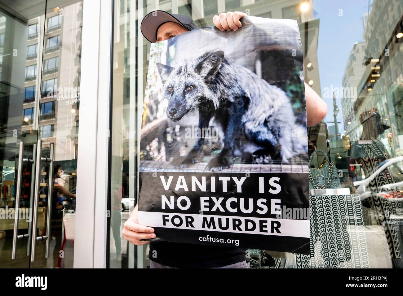 August 13, 2023, New York City, New York, United States A person