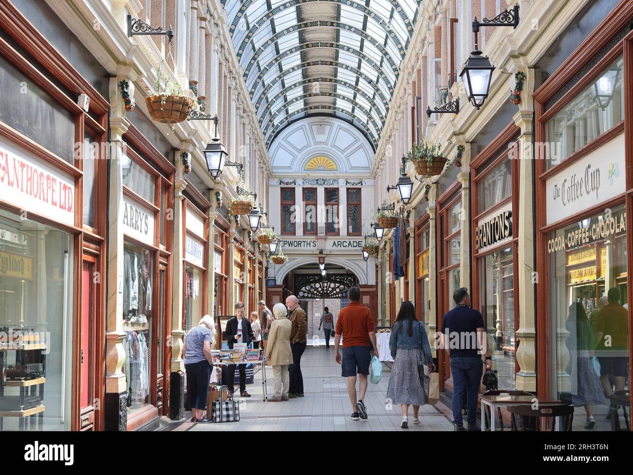 Hepworth's Arcade in Trinity Market, in Hull, East Yorkshire, UK Stock Photo