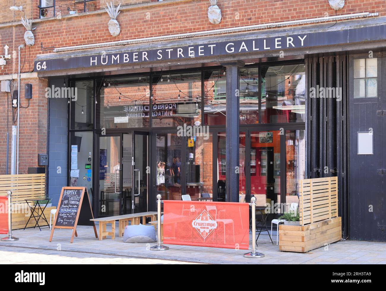 Humber Street at the heart of Hull's Fruit Market, with a mix of arts, culture, cafes, bars
