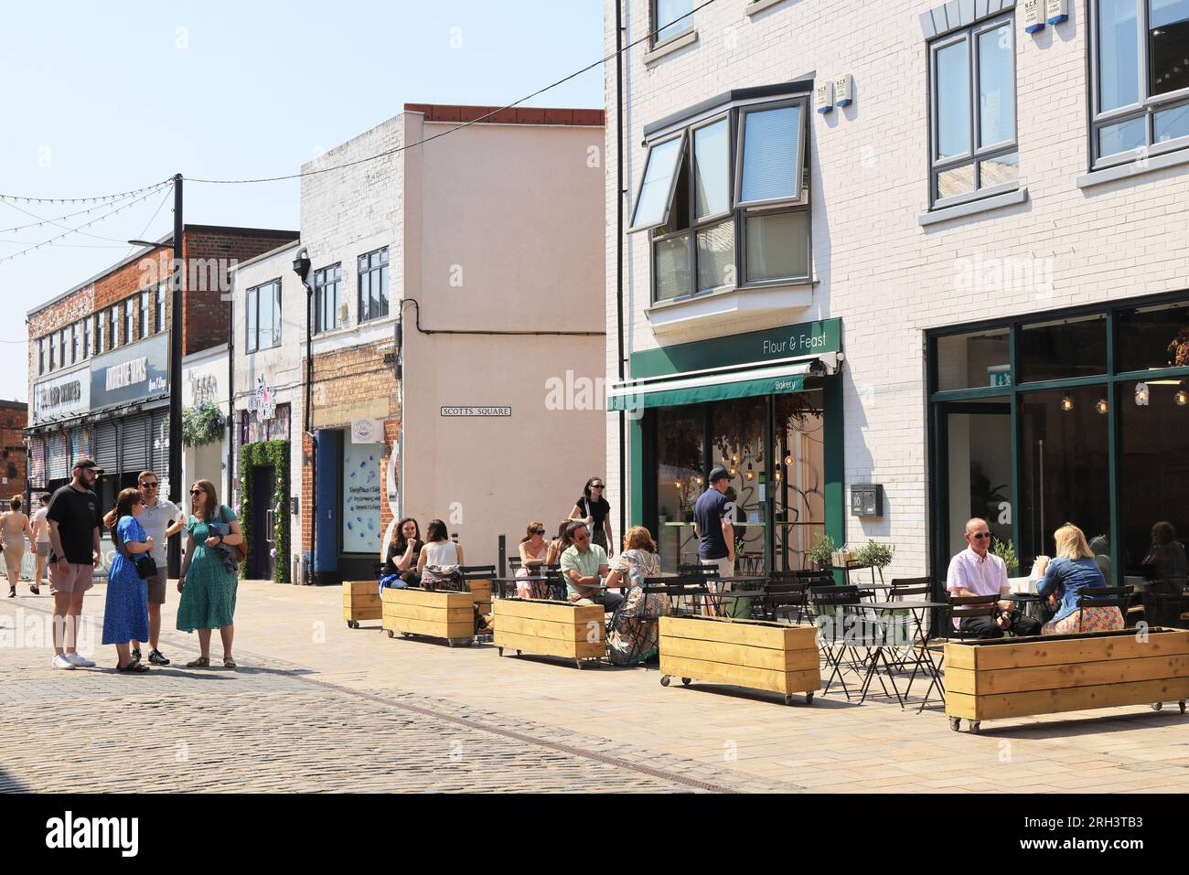 Humber Street at the heart of Hull's Fruit Market, with a mix of arts, culture, cafes, bars