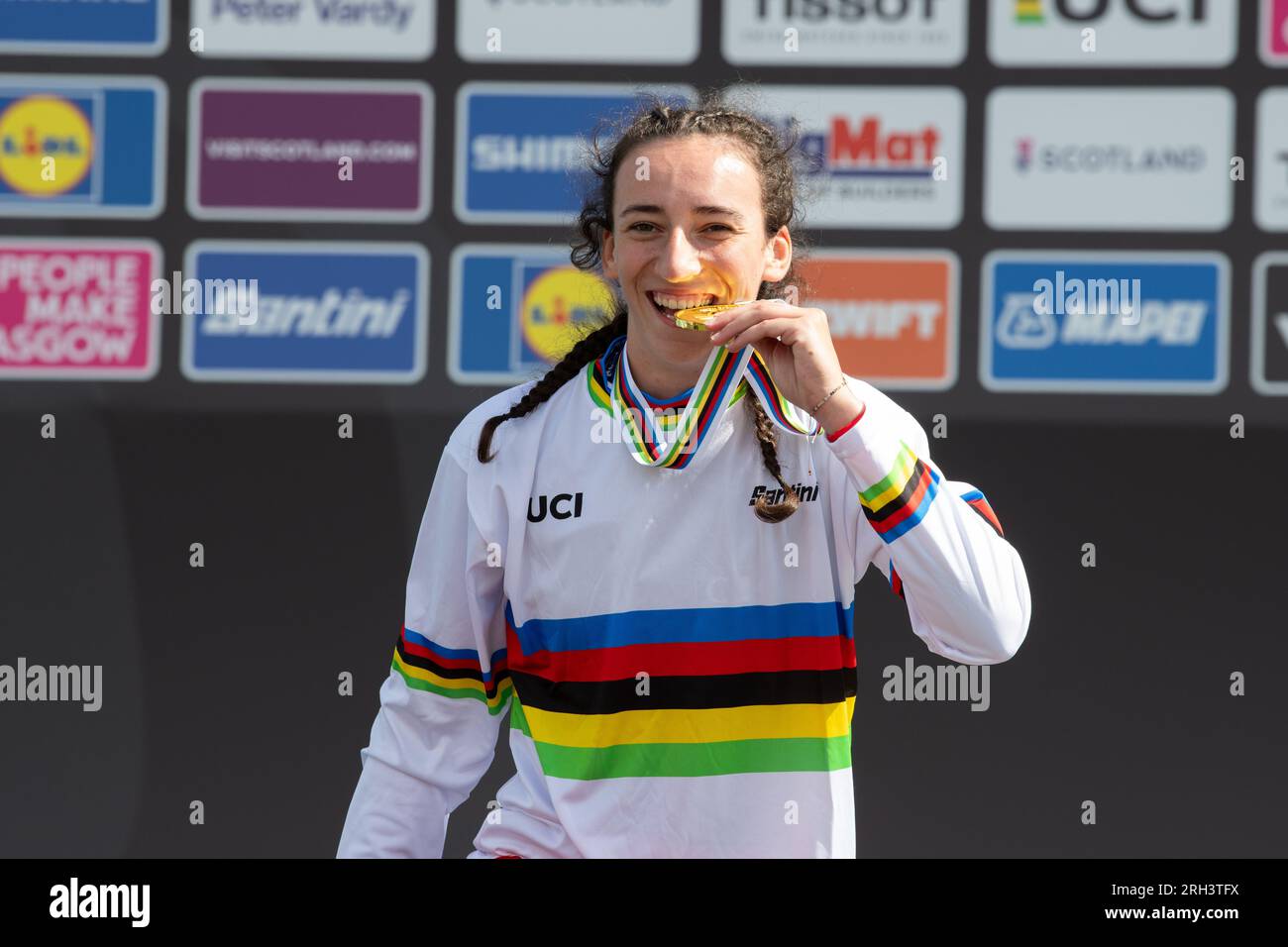 Glasgow BMX Centre, Glasgow, Scotland, UK. 13th Aug, 2023. UCI Cycling