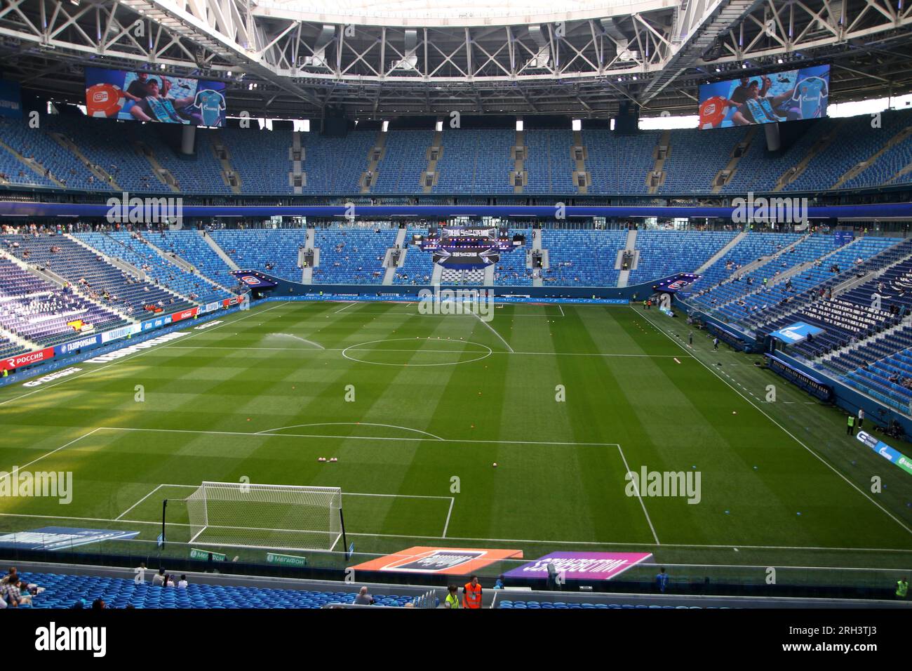 Saint Petersburg, Russia, 13 august 2023: Football. Russian Premier