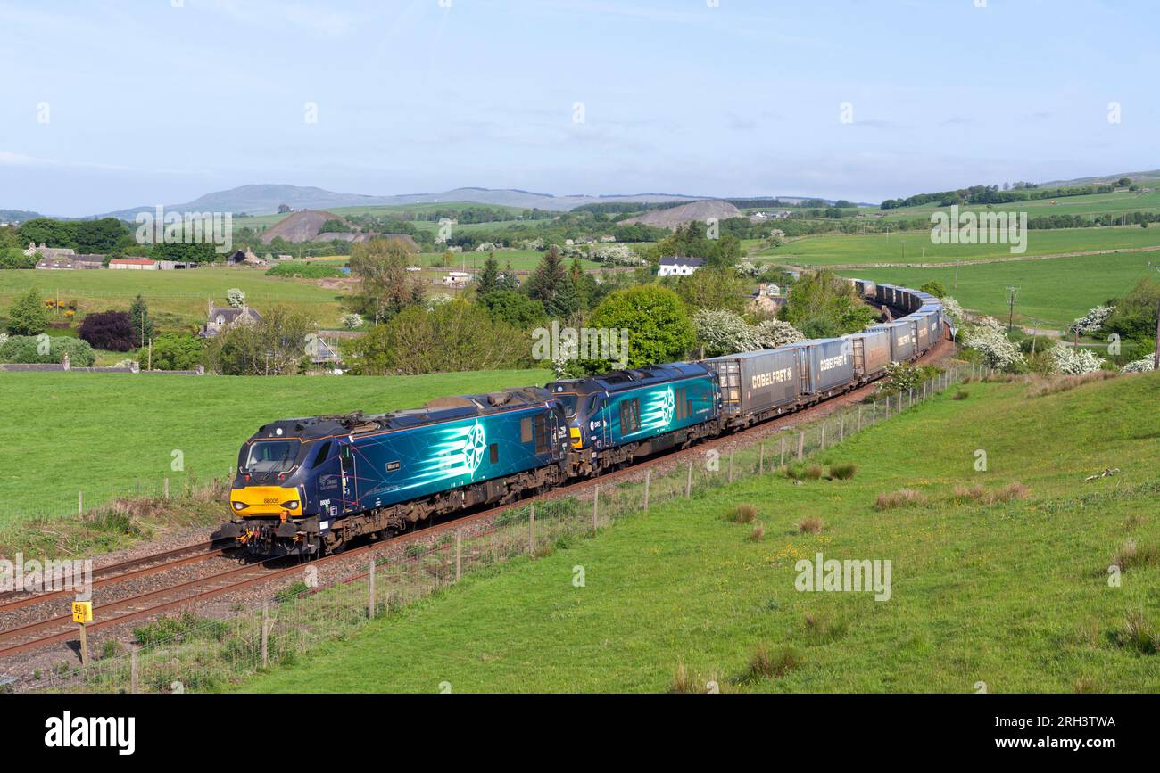 Direct rail Services class 88 88005 class 68 68004 passing