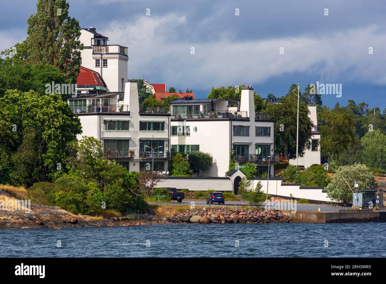 Gashaga District, Lidingo Island, Stockholm Archipelago, Sweden, Scandinavia Stock Photo