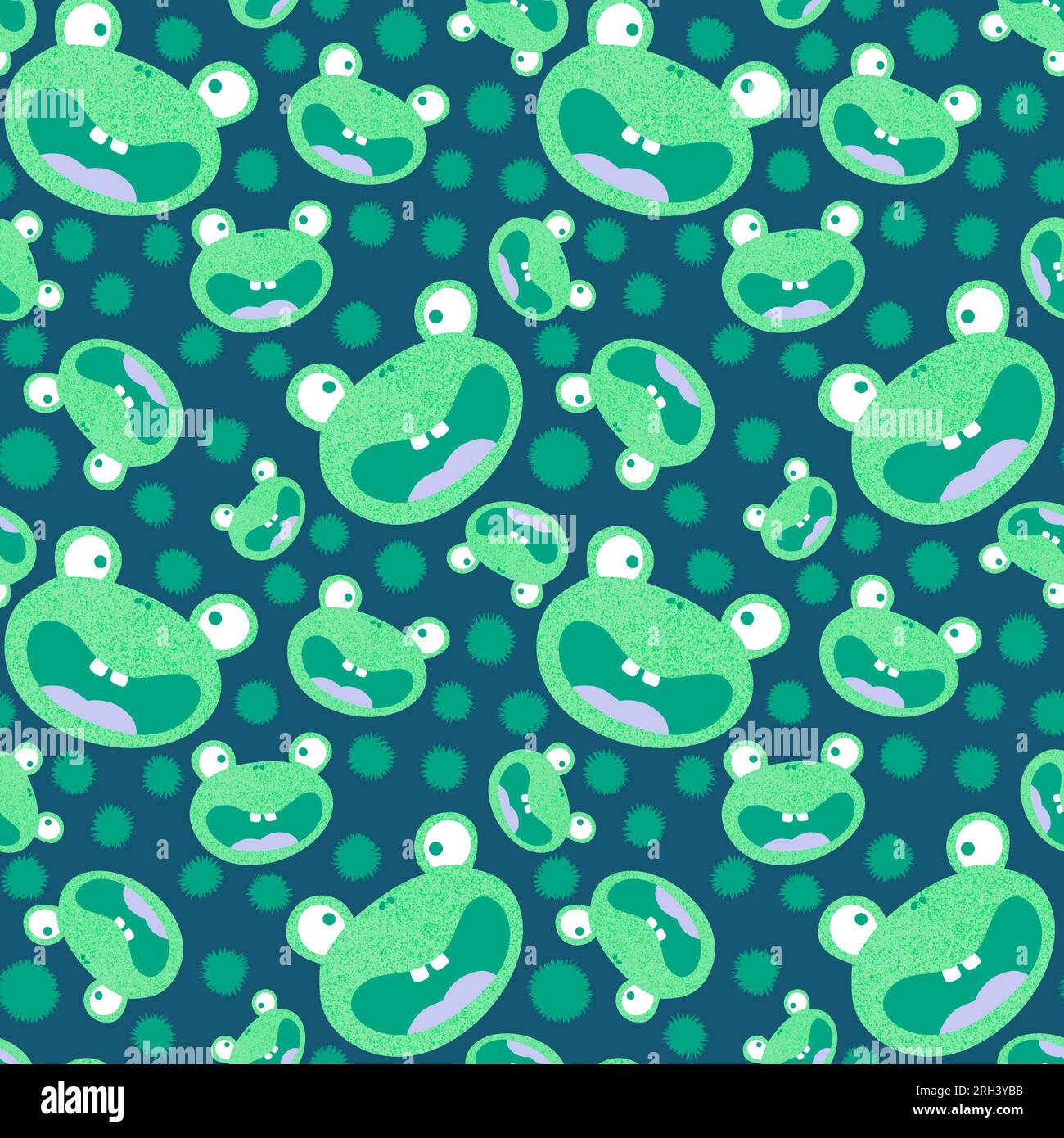 Cartoon animals seamless frogs pattern for wrapping paper and fabrics ...